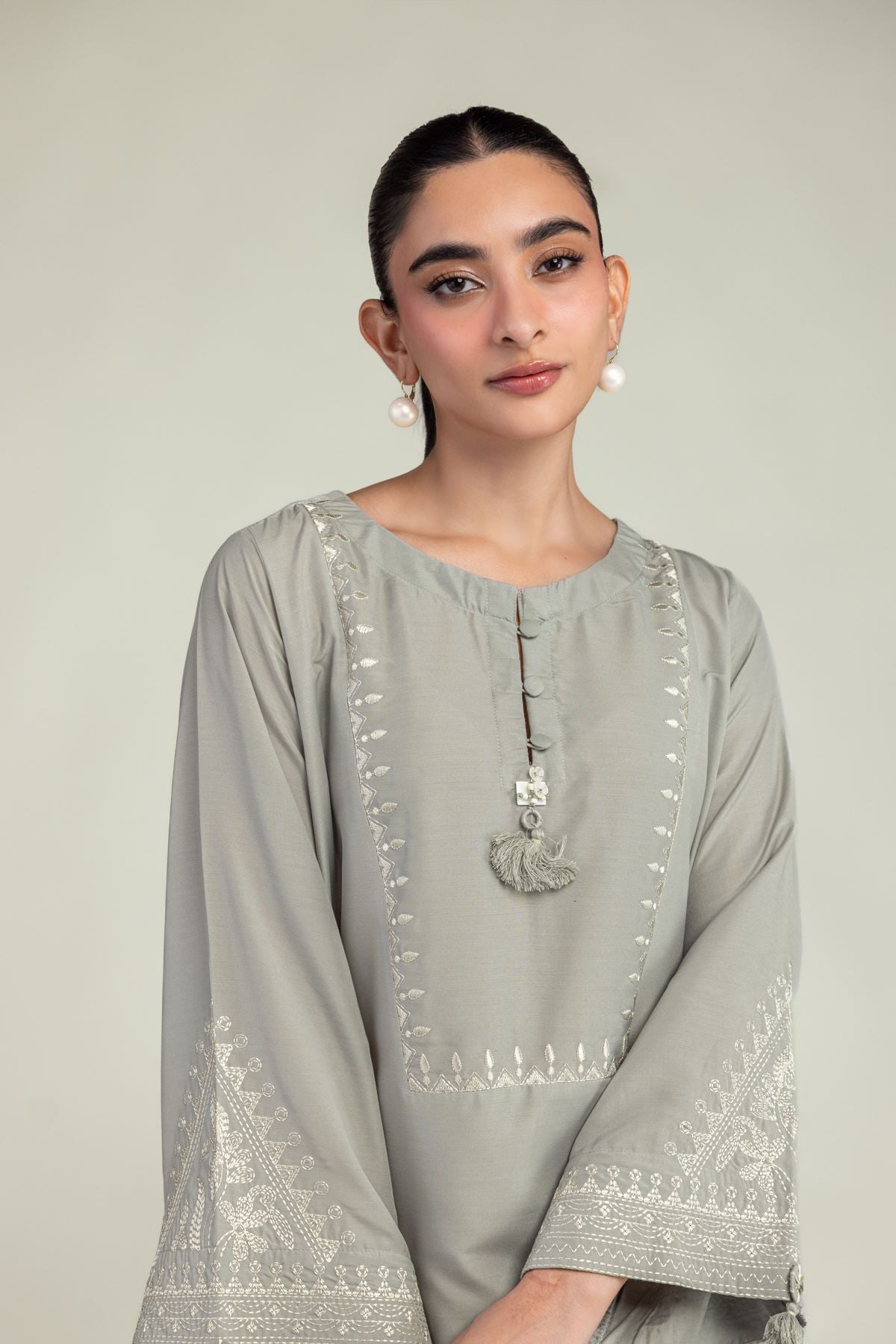 Embroidered Arabic Lawn Arabic Lawn Kurta - 1-26-221-A-G1-VG