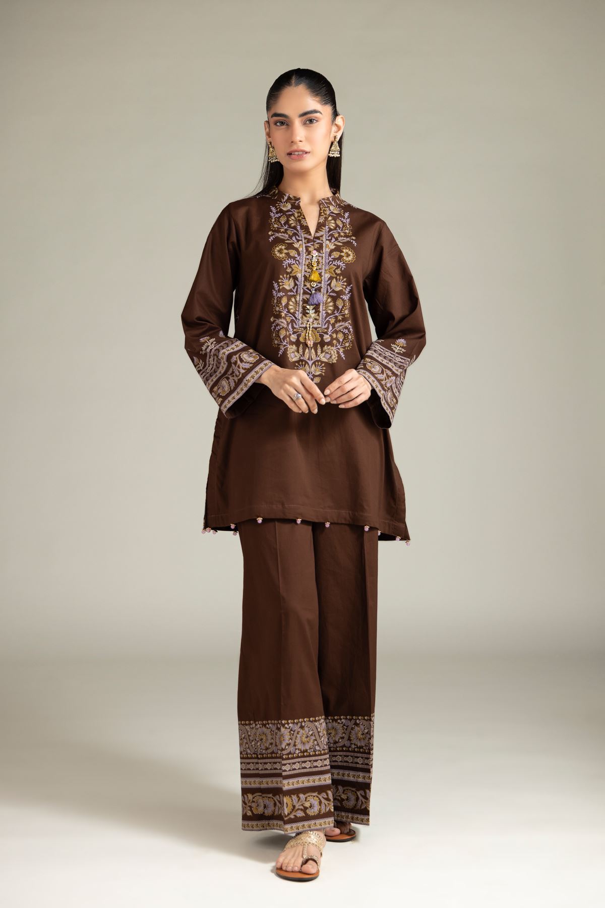 Cambric Kurta - 1-26-143-A-F-VG