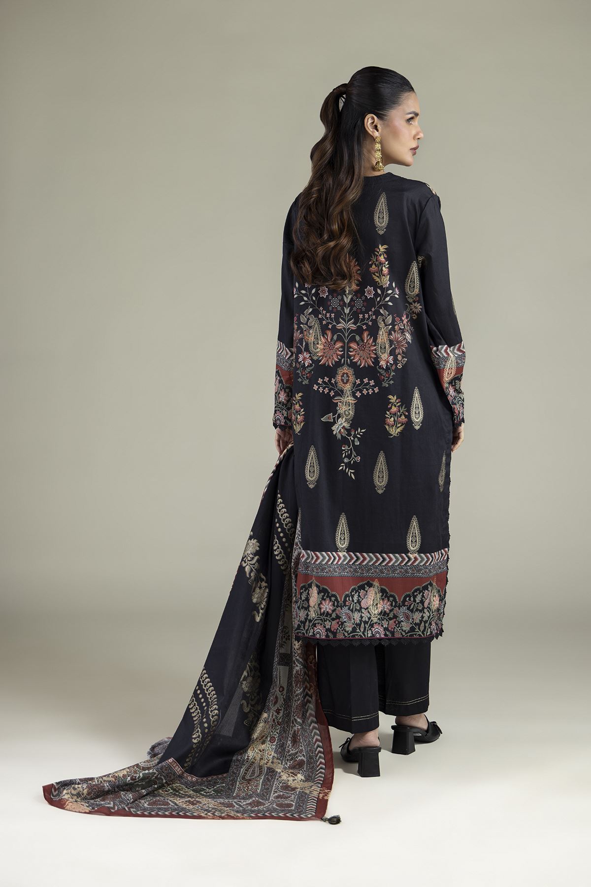 Printed Jacquard Fabrics 3 Piece - A22-26-214FH1-VG