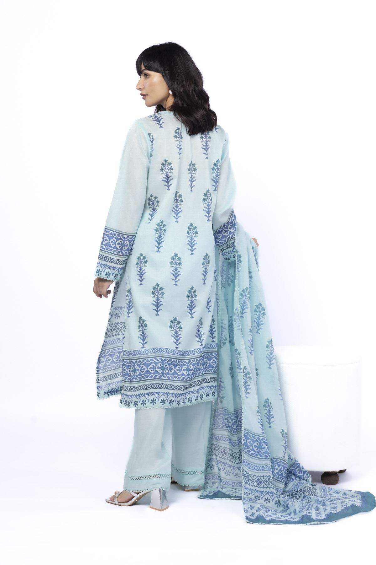 Printed Lawn Fabrics 3 Piece - CA02A-VG