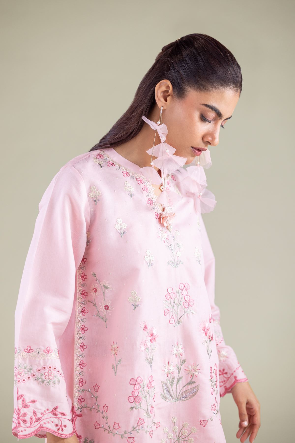 Embroidered Mesuri Kurta - 1-26-117-A-F-VG