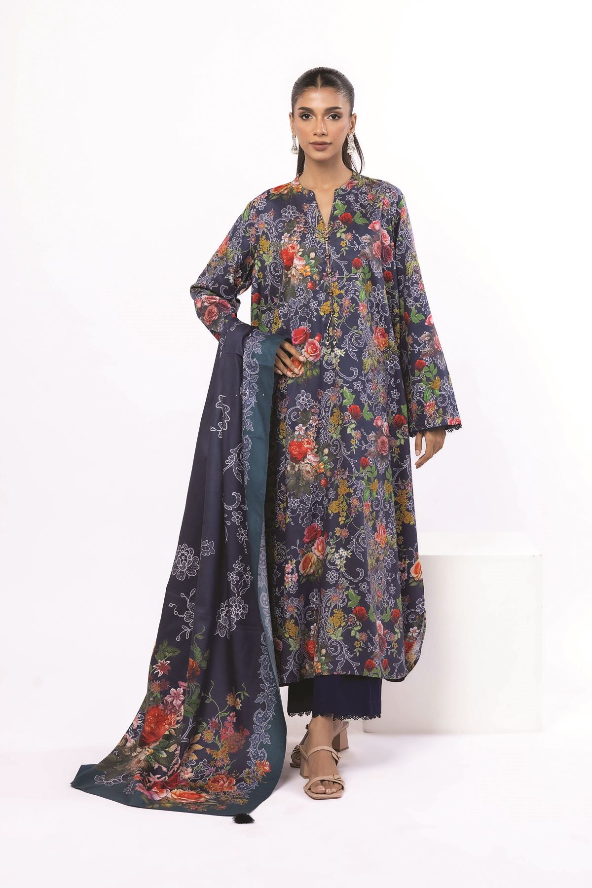 Printed Marina Tailored 3 Piece - KN31AST-VG