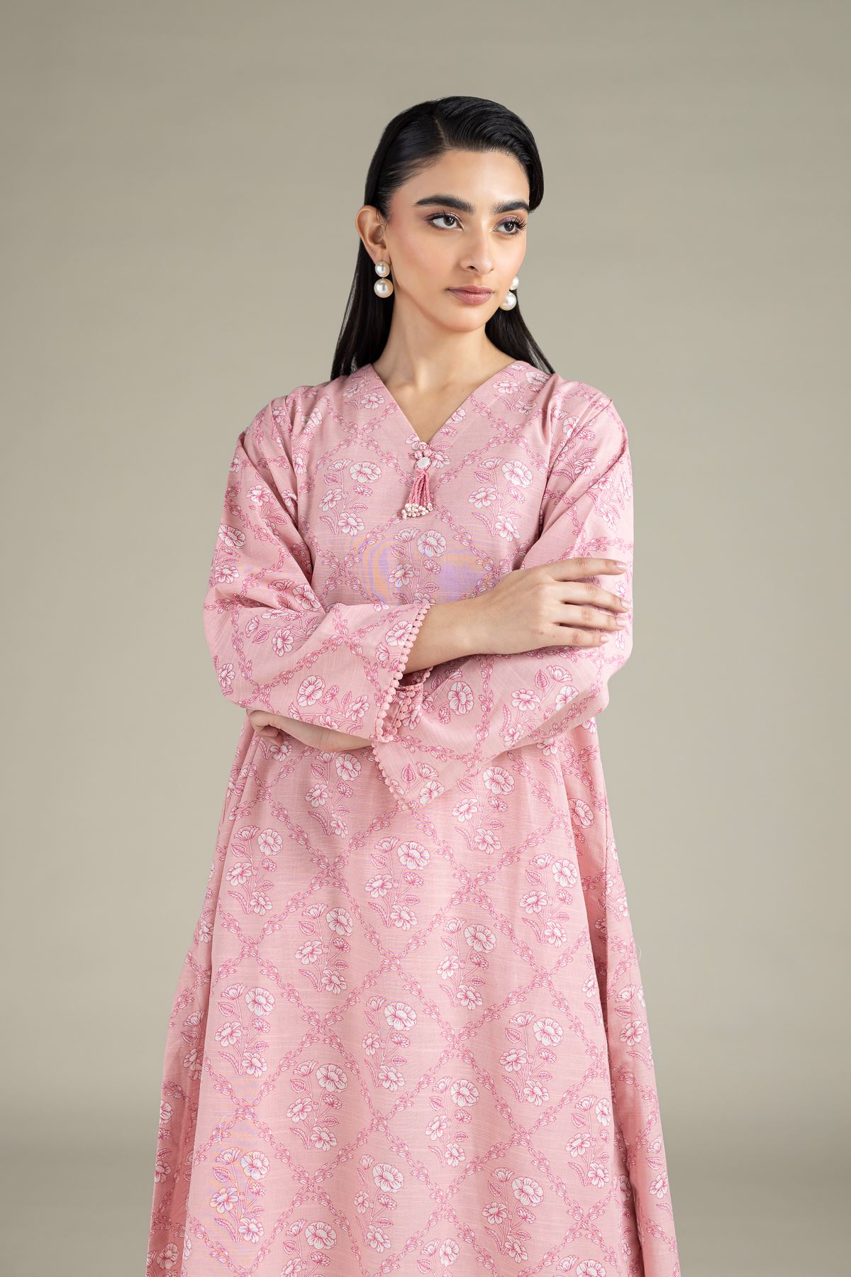 Printed Kurta - 25-10-12E3-07TA-VG