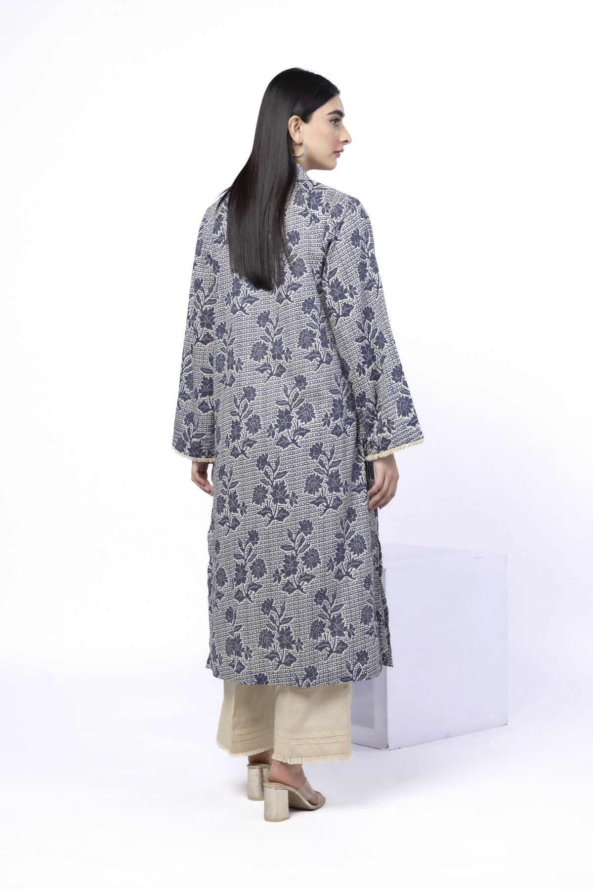 Printed Lawn Fabrics 2 Piece | Top and Bottom - A33-26-106FG-VG