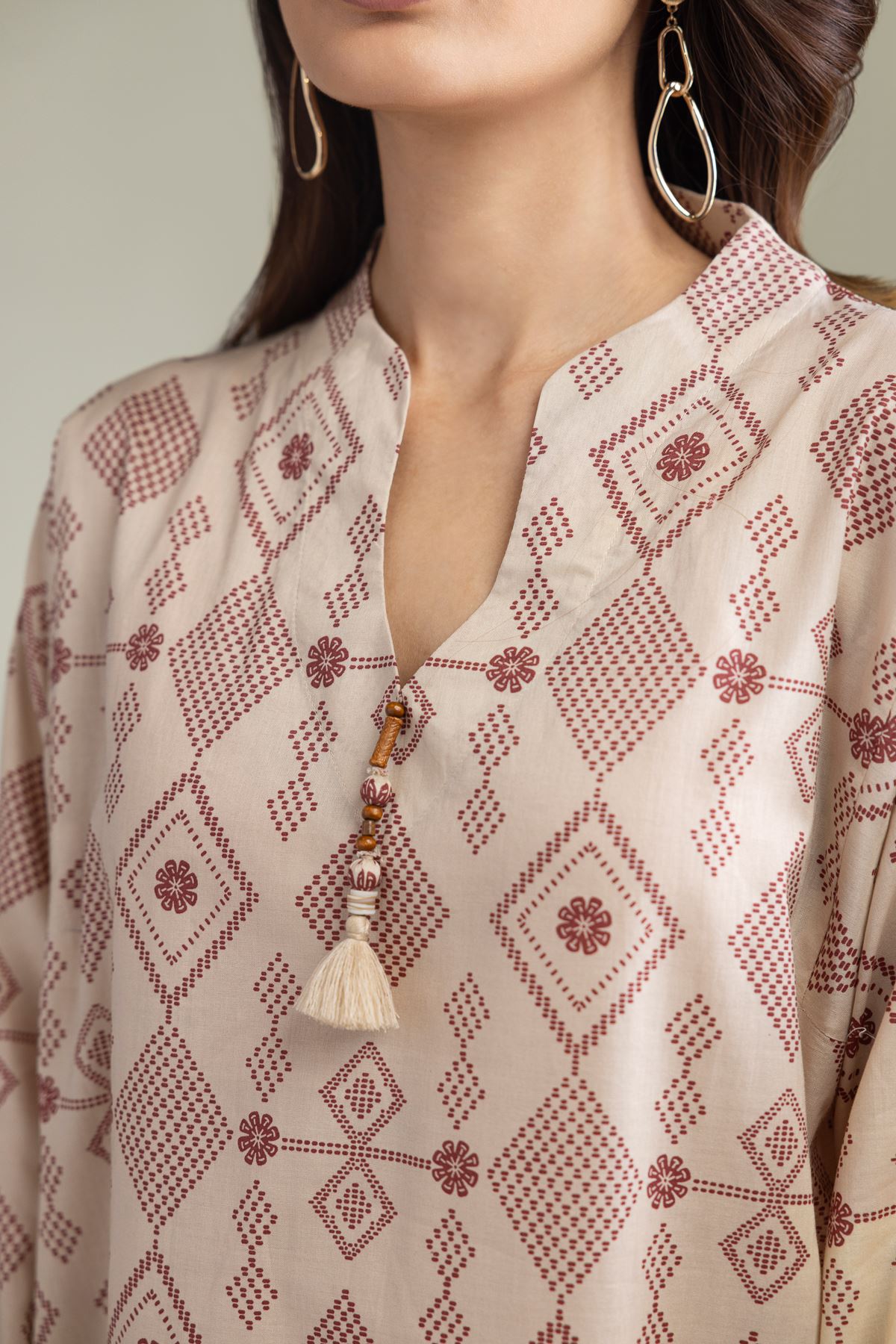 Printed Cambric Cambric Tailored 1-Piece - 1-26-102-A-F-VG