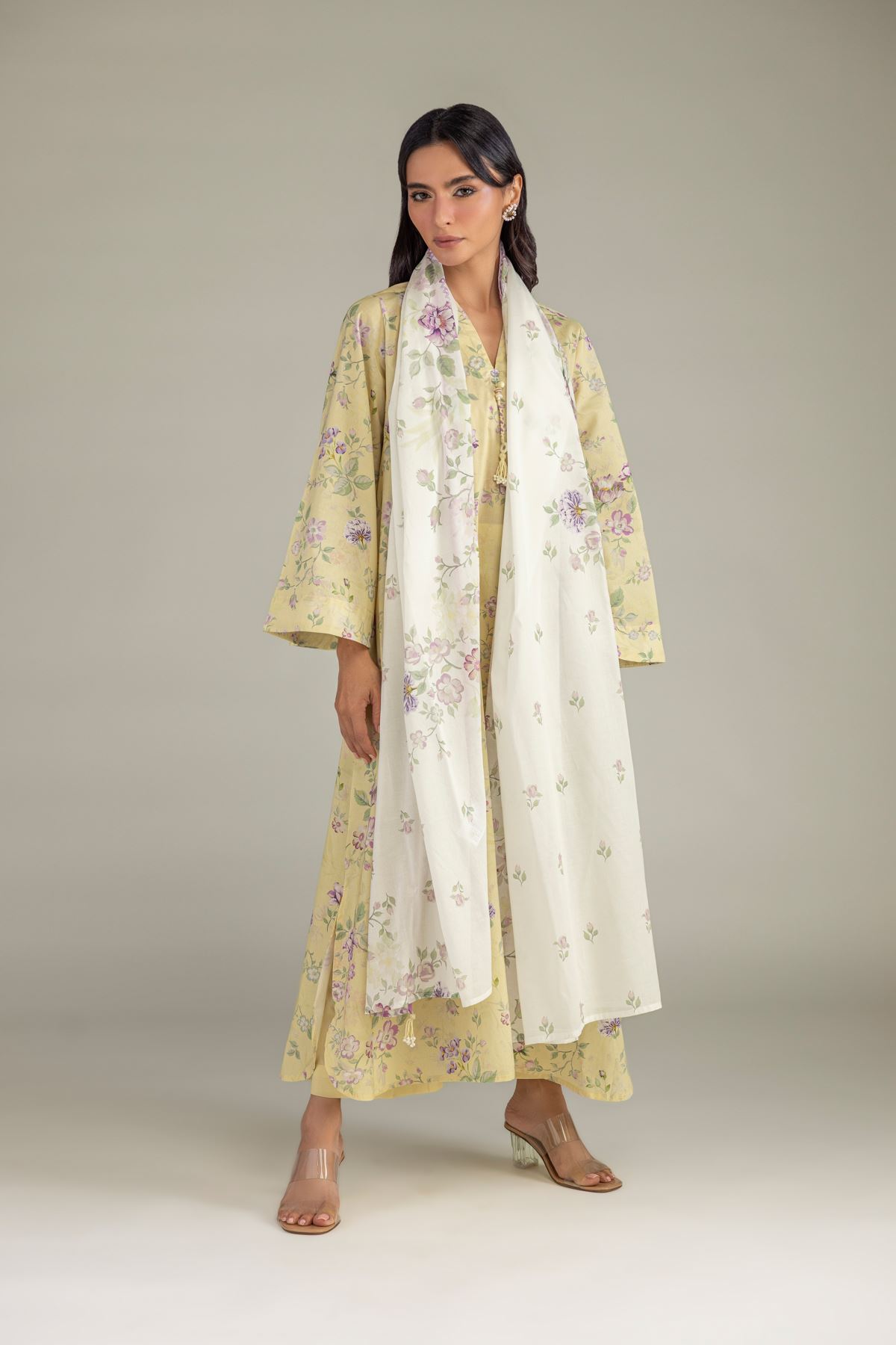 Printed Lawn Printed Lawn Dupatta - A22-26-214FH1-VG