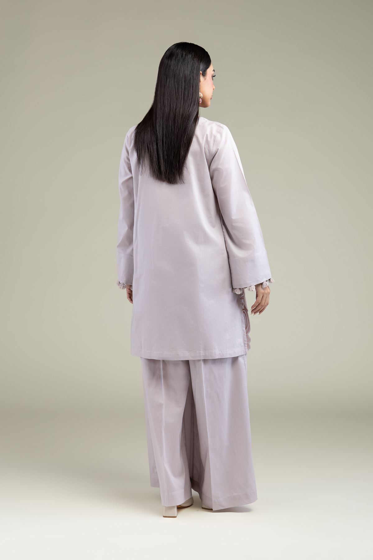 Embroidered Cambric Floral Cambric Kurta - 1-26-247-A-J1-VG