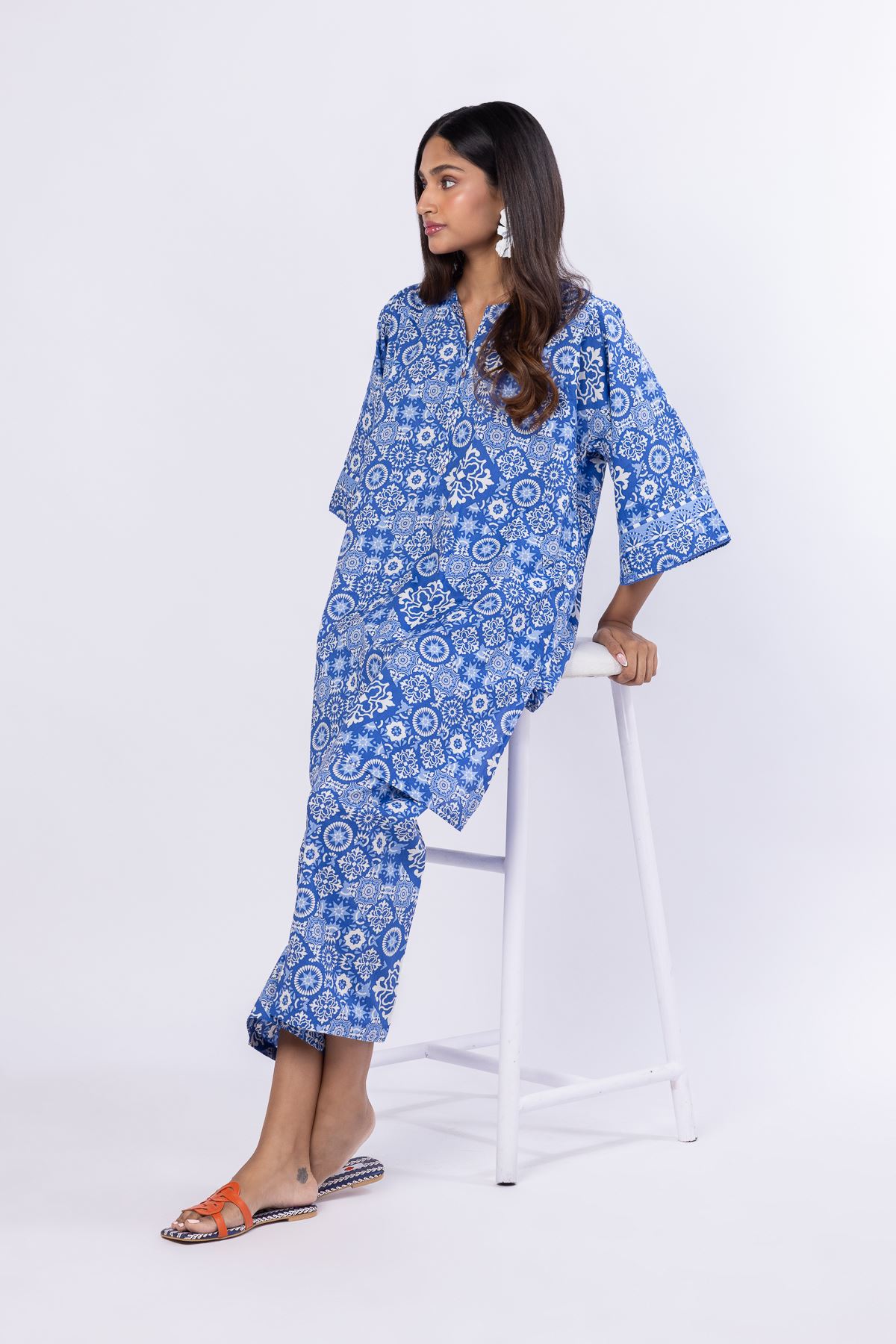 Printed Cambric Pants - 25-04E41-06BA-VG