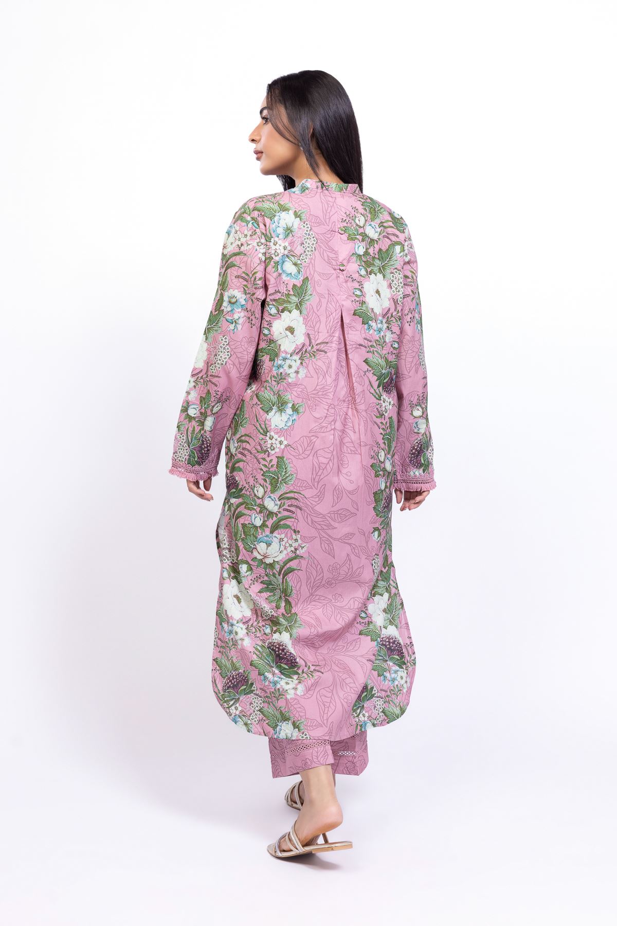 Printed Cotton Viscose Kurta - 25-09-11E2-08TA-VG