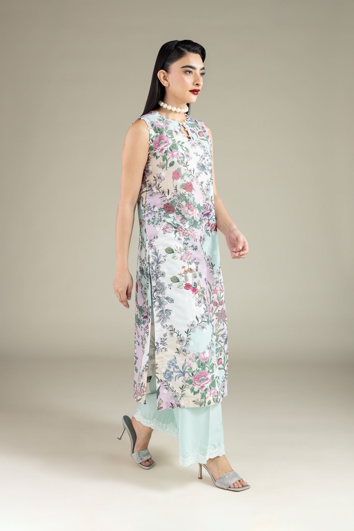 Embroidered Mesuri Kurta - 1-26-108-A-F-VG
