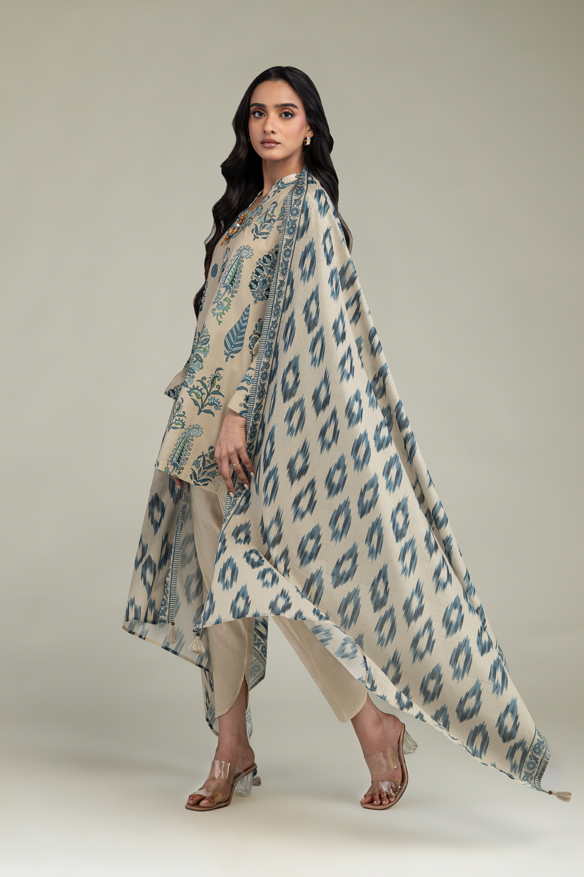 Printed Cambric Cambric Solid Shalwar - 1-26-220-A-J3-VG