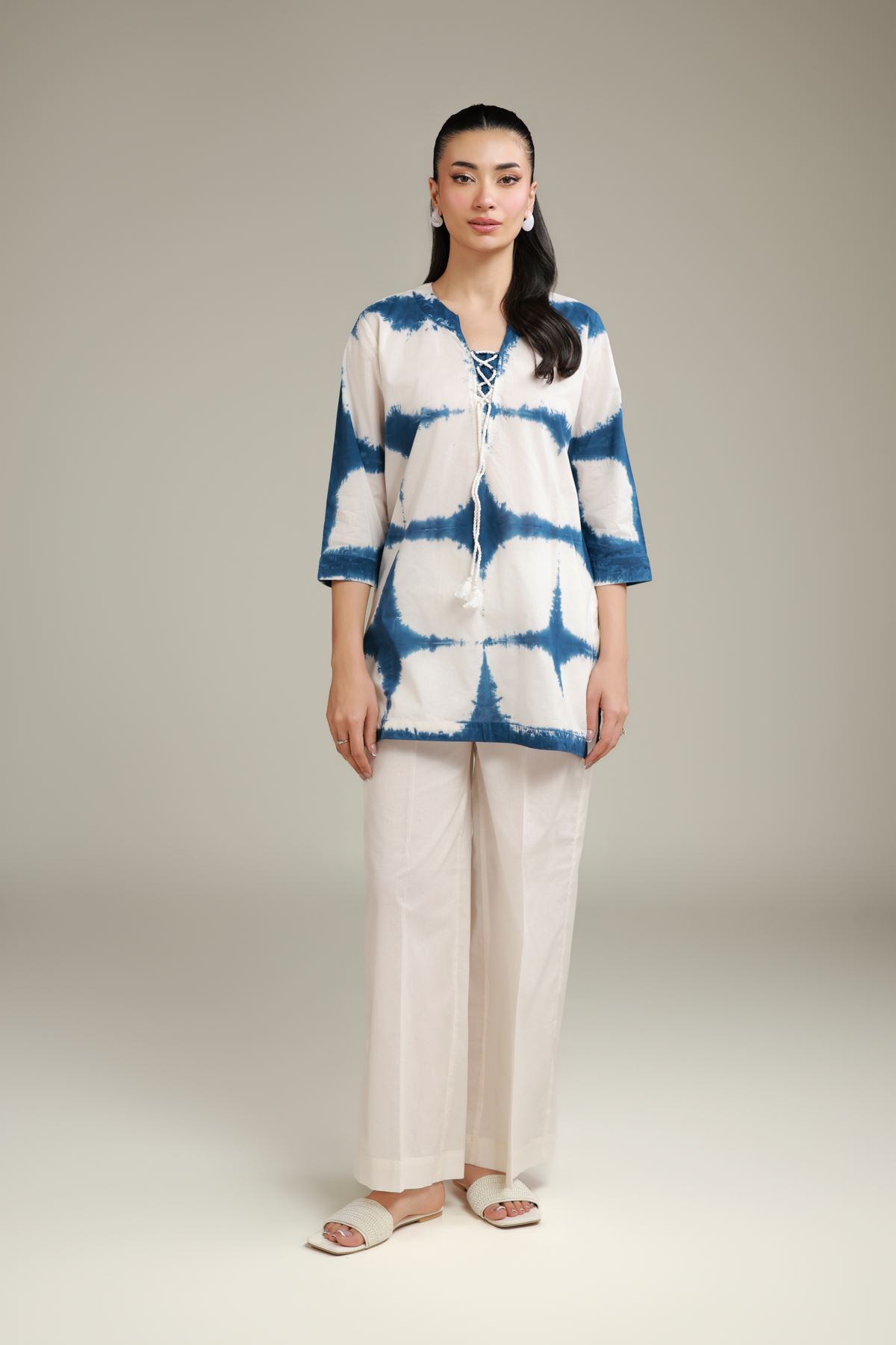 Printed Cambric Printed Co-ord Set - T-A22-26-114FA2-VG