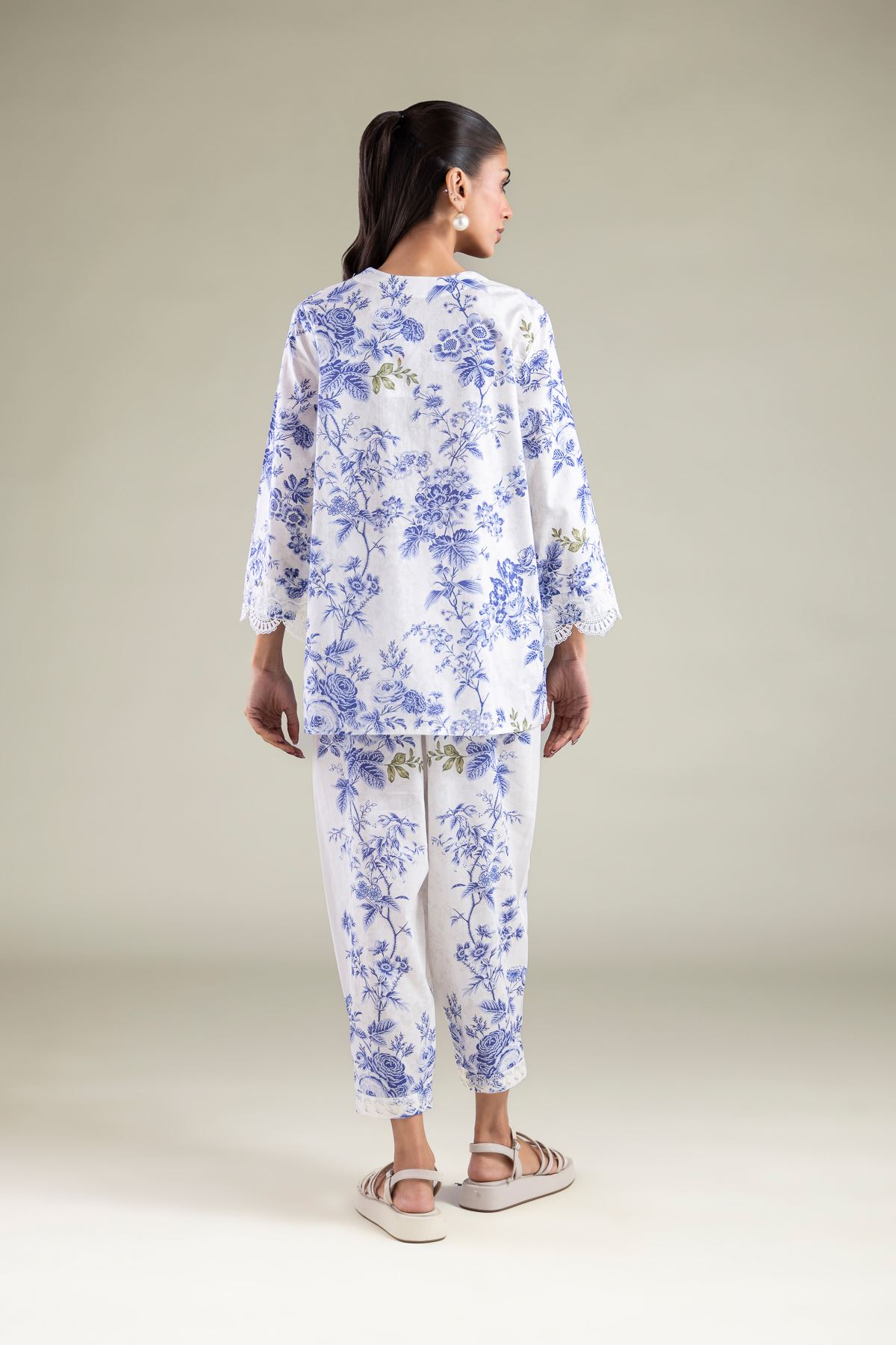 Embroidered Cambric Tunic - 6-26-106-A-E-VG