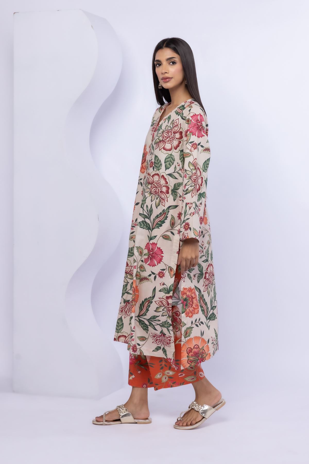 Printed Cambric Pants - 25-05E57-01BB-VG