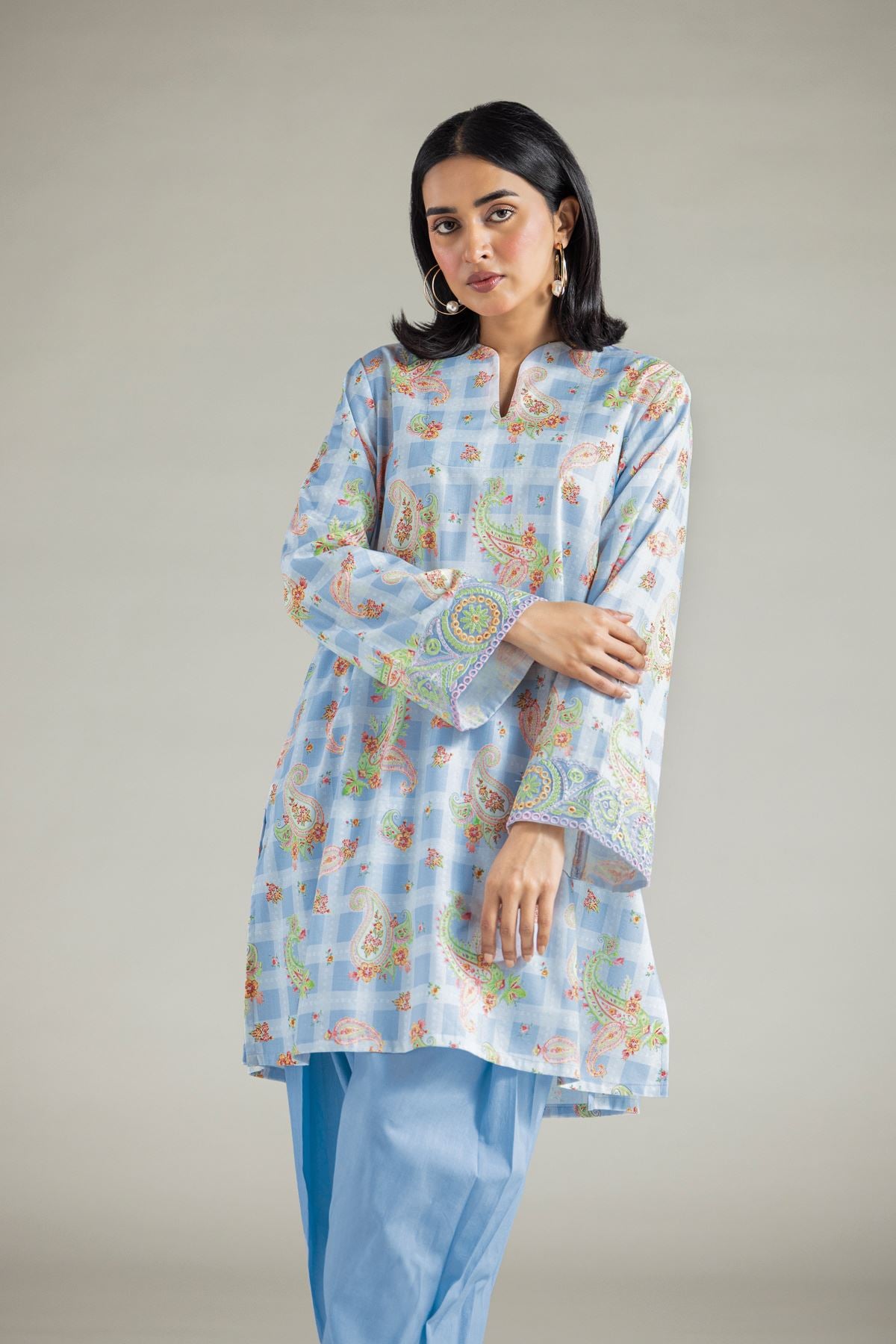 Embroidered Textured Lawn Tailored 2-Piece Lawn - T-A112-26-120EH1-VG