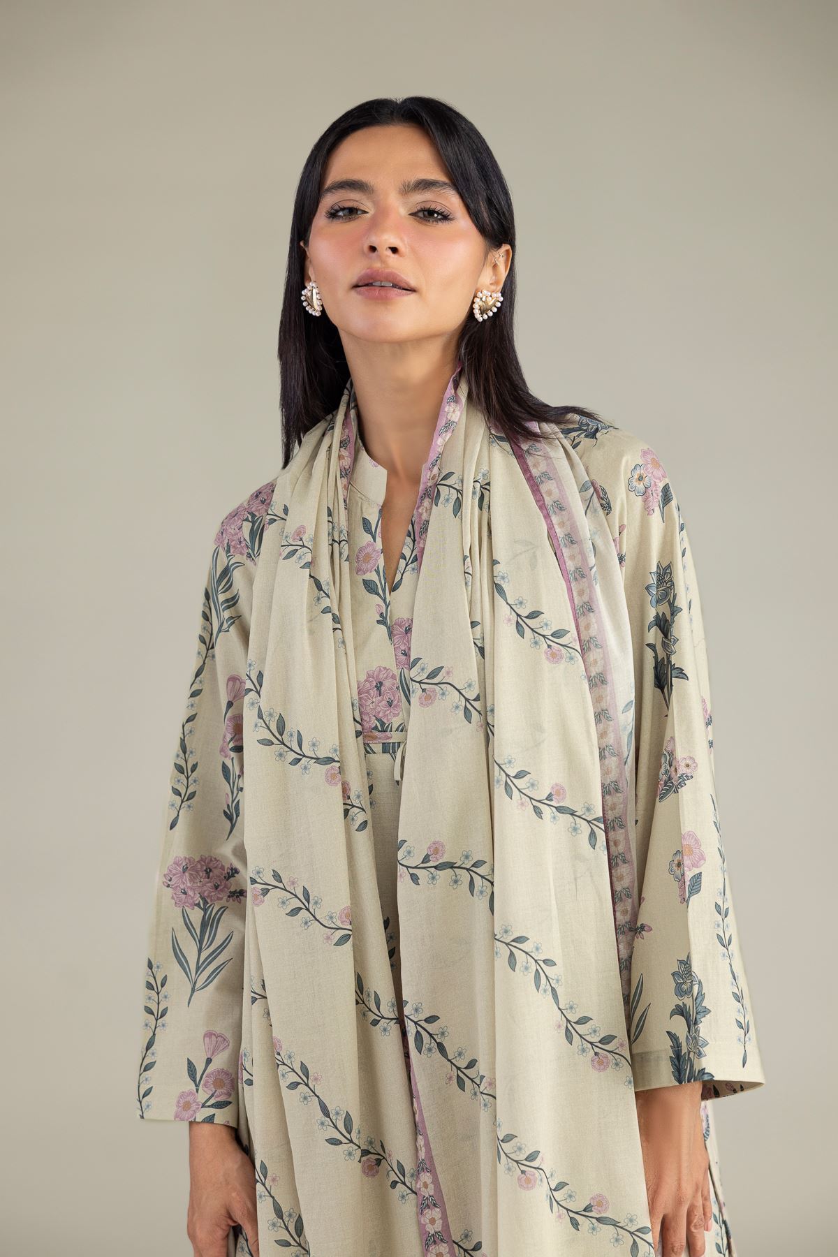 Printed Lawn Printed Lawn Dupatta - 1-26-305-C-H2-VG