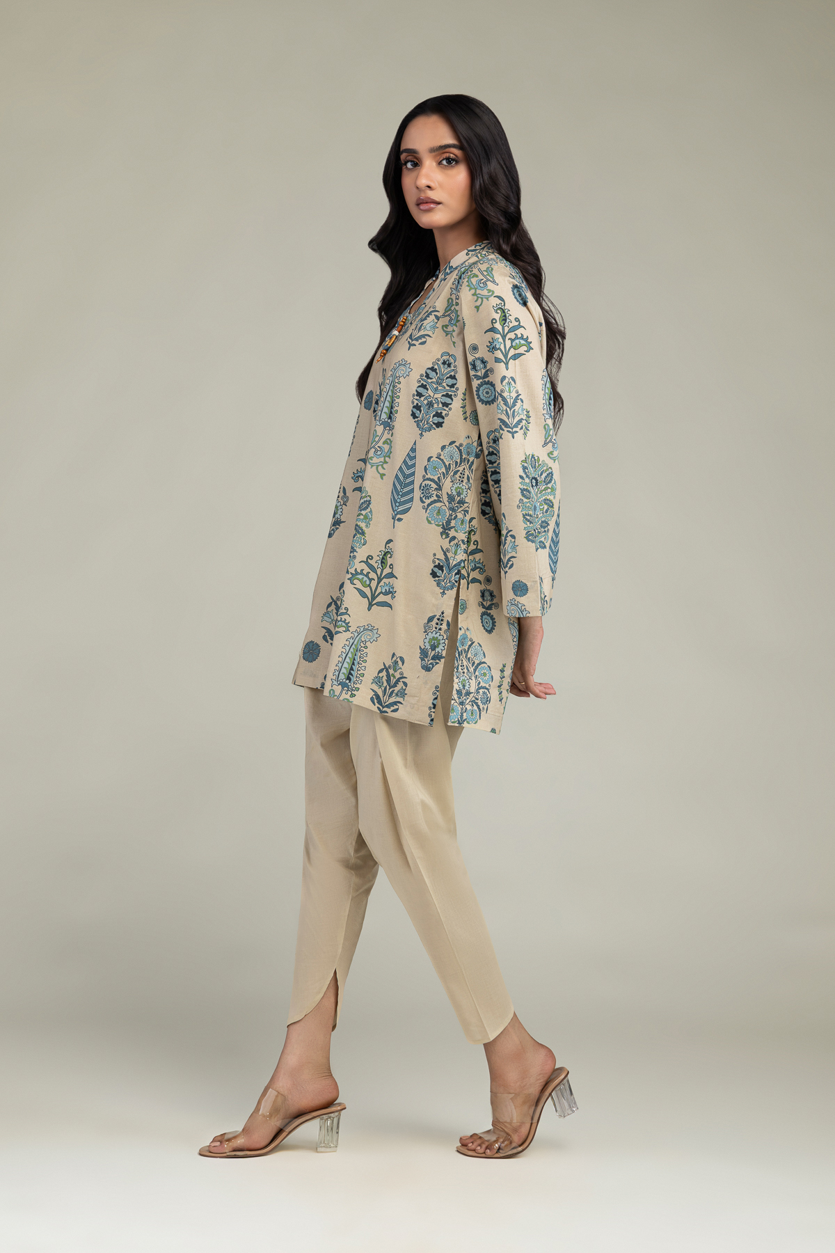 Printed Cambric Cambric Solid Shalwar - 1-26-220-A-J3-VG