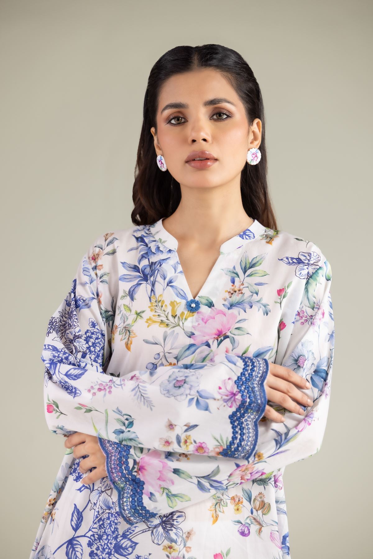 Embroidered Lawn Lawn Tailored 2-Piece - 2-26-113-A-B-VG
