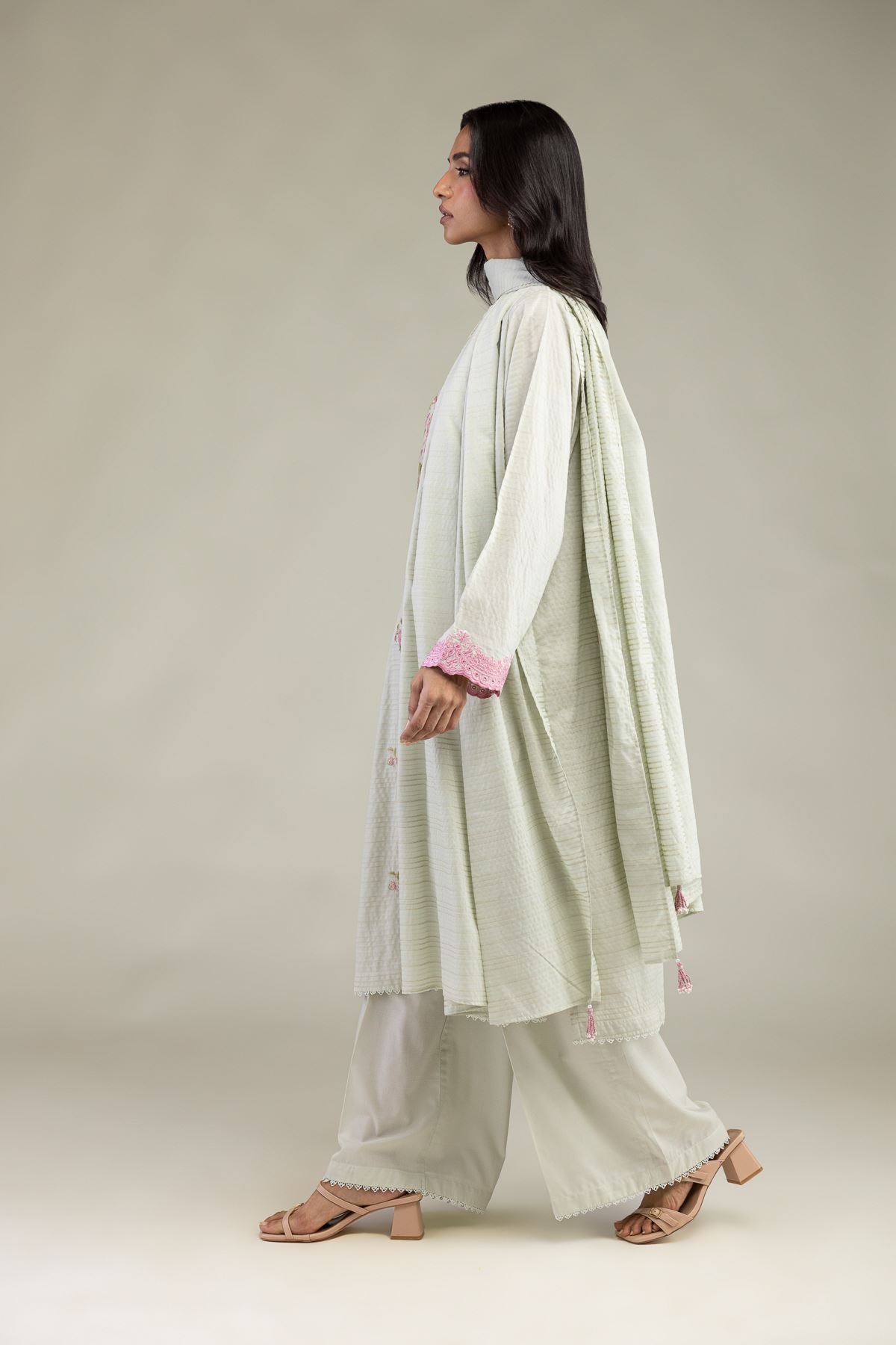 Embroidered Messuri Dobby Messuri Tailored 3-Piece - 2-26-202-A-D-VG