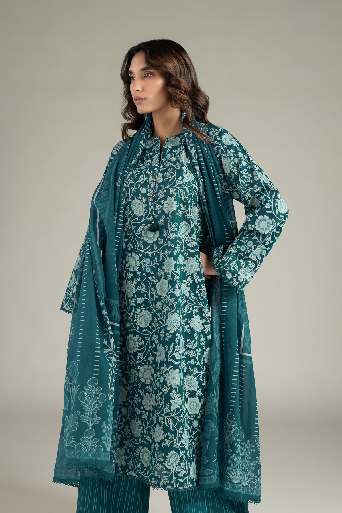 Printed Lawn Tailored 3 Piece - T-A22-26-107FA-VG