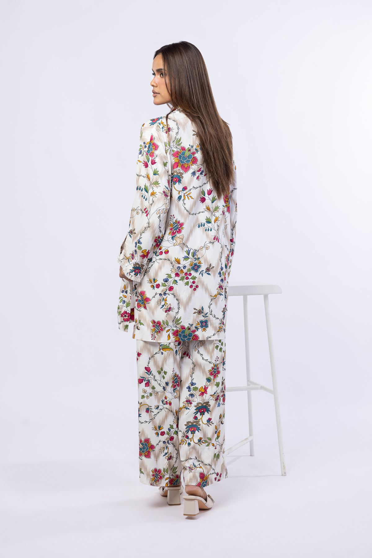 Printed Viscose Crepe Kurta - 25-07-7E5-06TB-VG
