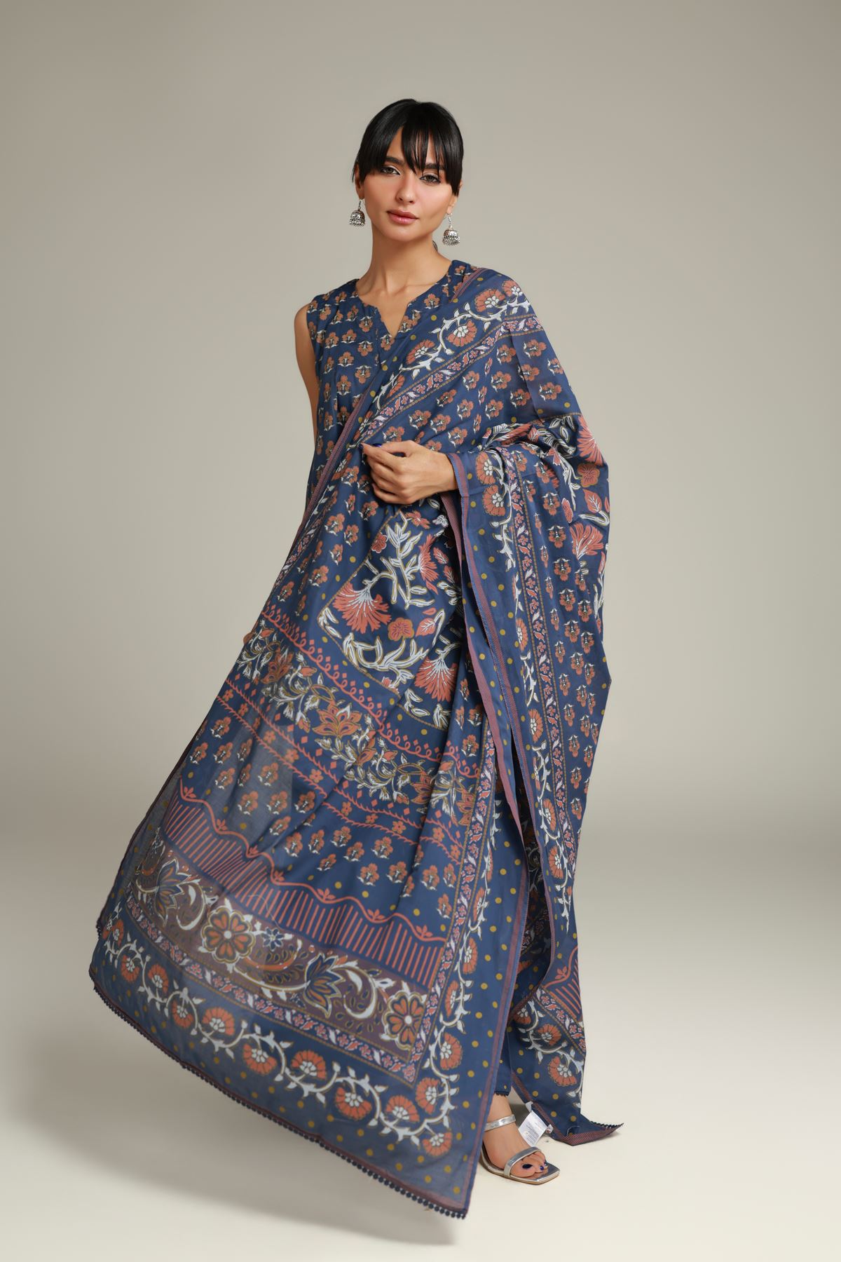 Printed Lawn Printed Lawn Dupatta - 1-26-228-A-F2-VG