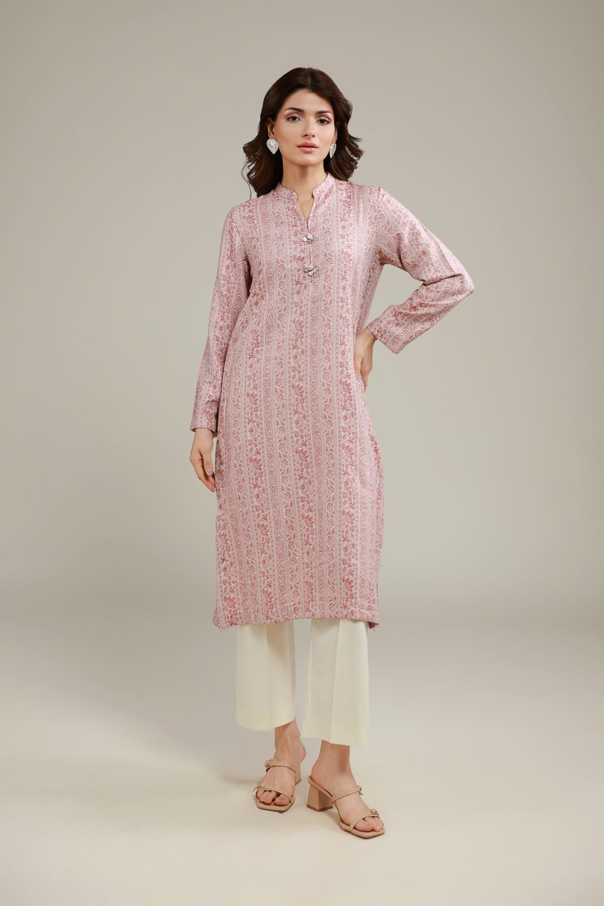 Dyed Jacquard Pants - 25-10-12E3-05TA-VG
