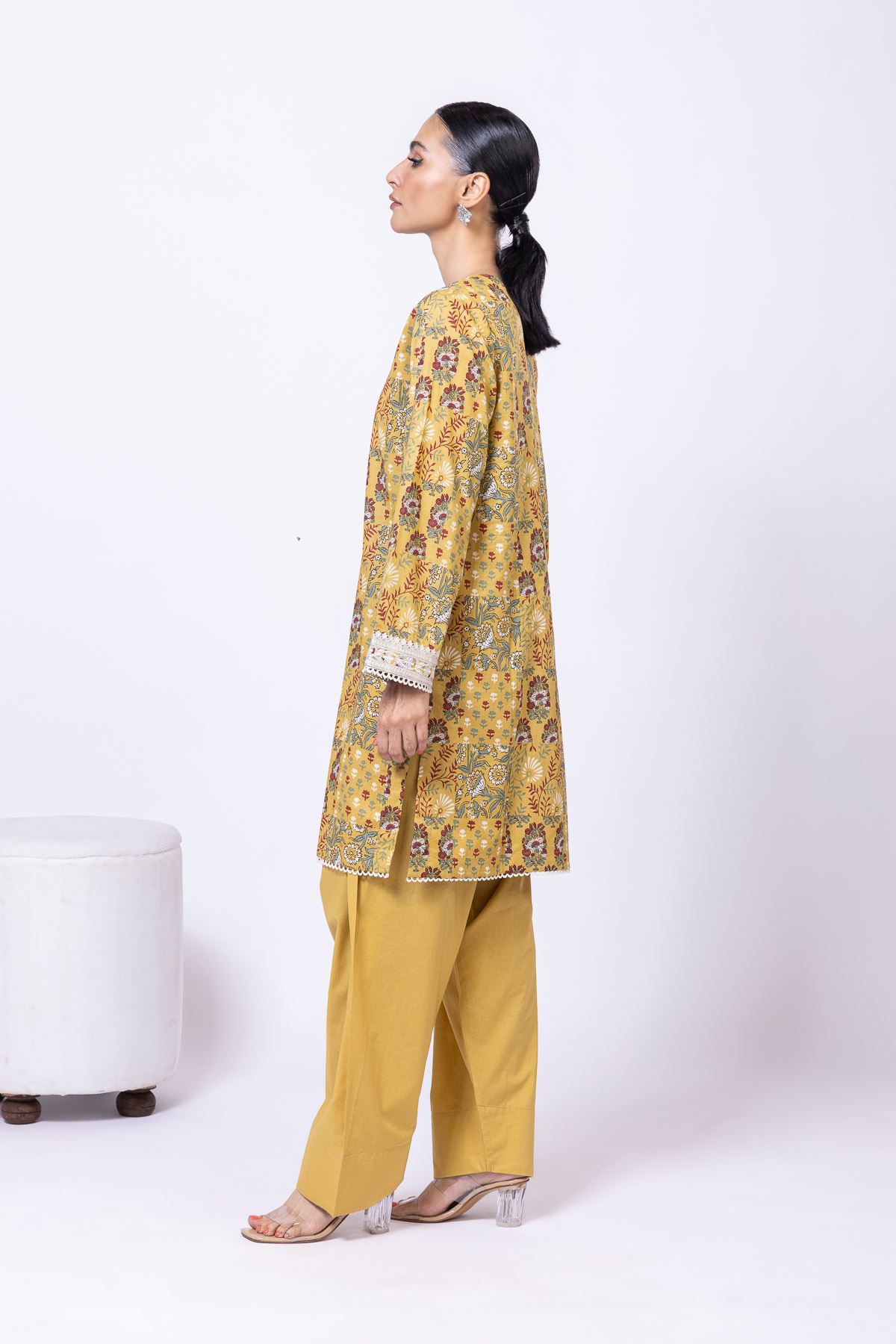 Dyed Cambric Shalwar - OTD4-EX22-06TA-VG