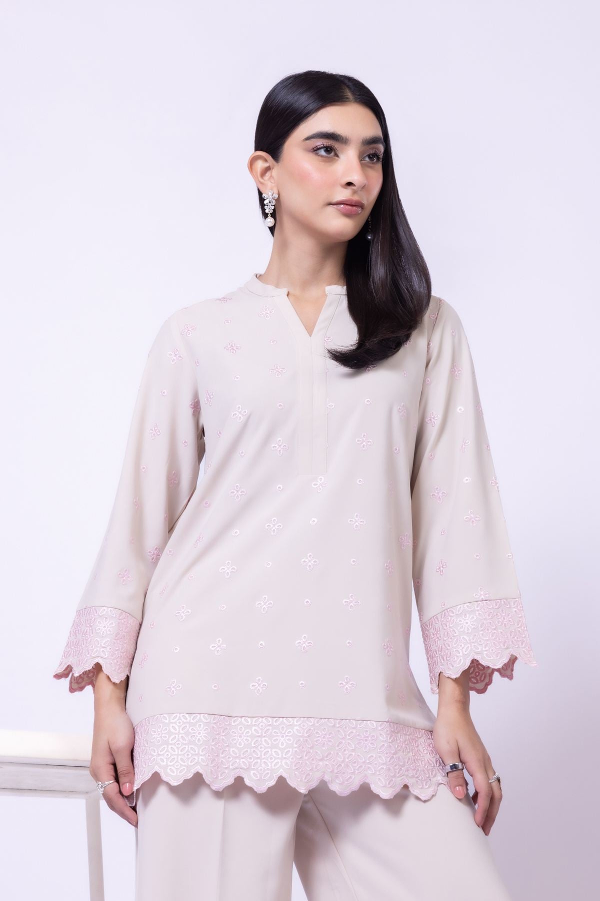 Embroidered Georgette Kurta - 25-10-11E8-11TB-VG