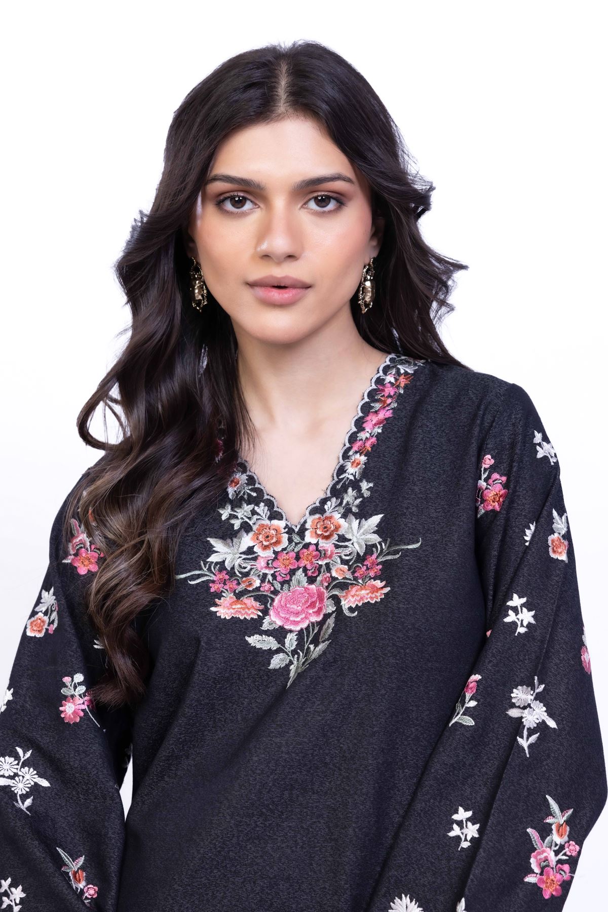 Embroidered Karandi Kurta - 25-09-11E5-02TA-VG