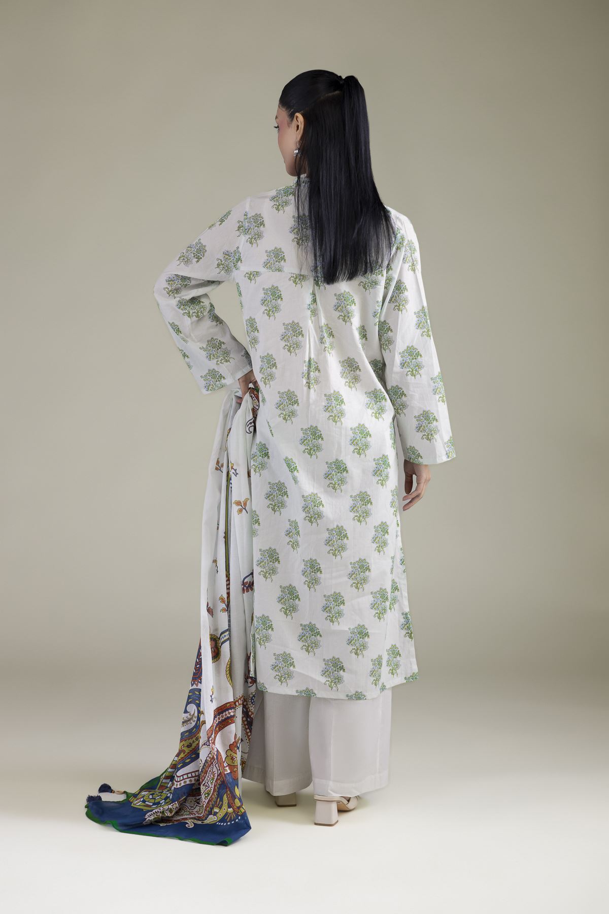 Printed Lawn Lawn Tailored 3-Piece - 1-26-229-B-F1-VG