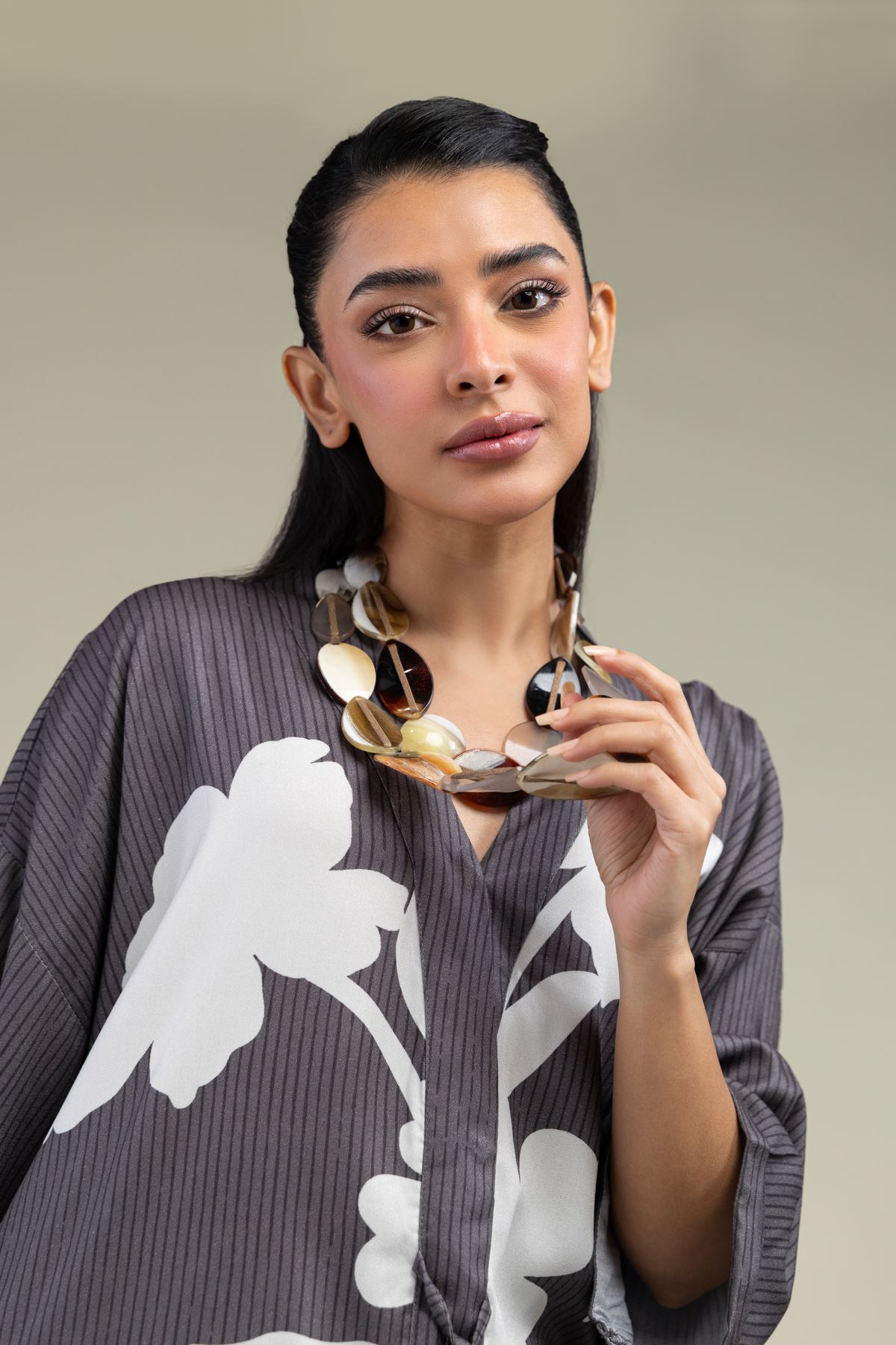 Printed Viscose Crepe Viscose Crepe Shirt - 6-26-206-A-J1-VG