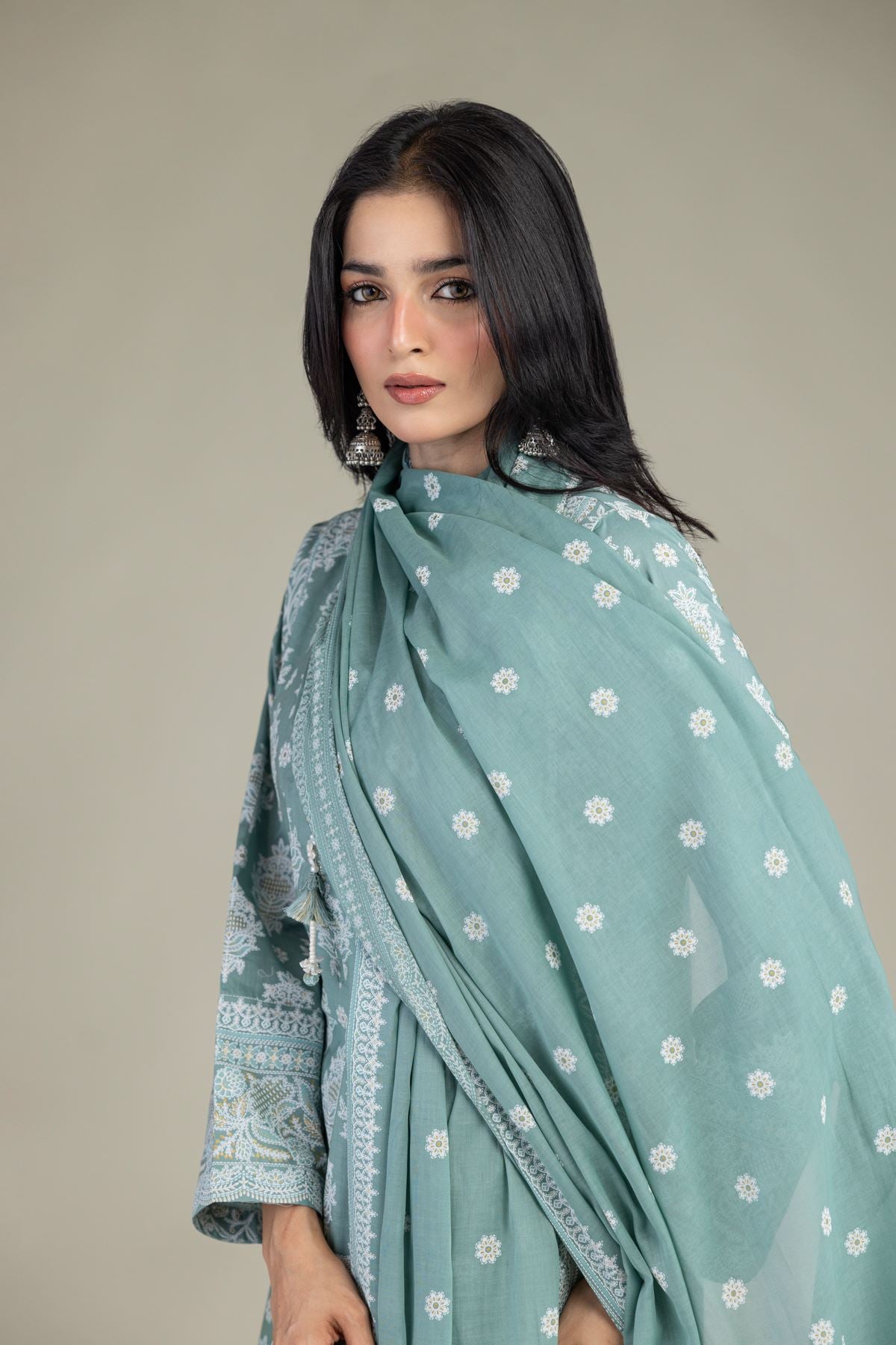 Printed Lawn Fabrics 3 Piece - A22-26-214FH1-VG
