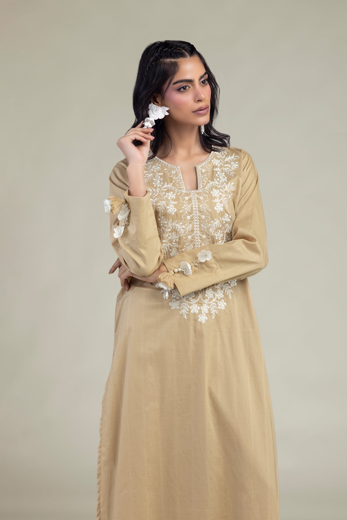 Embroidered Textured Lawn Tailored 2-Piece Lawn - 1-26-309-B-D1-VG