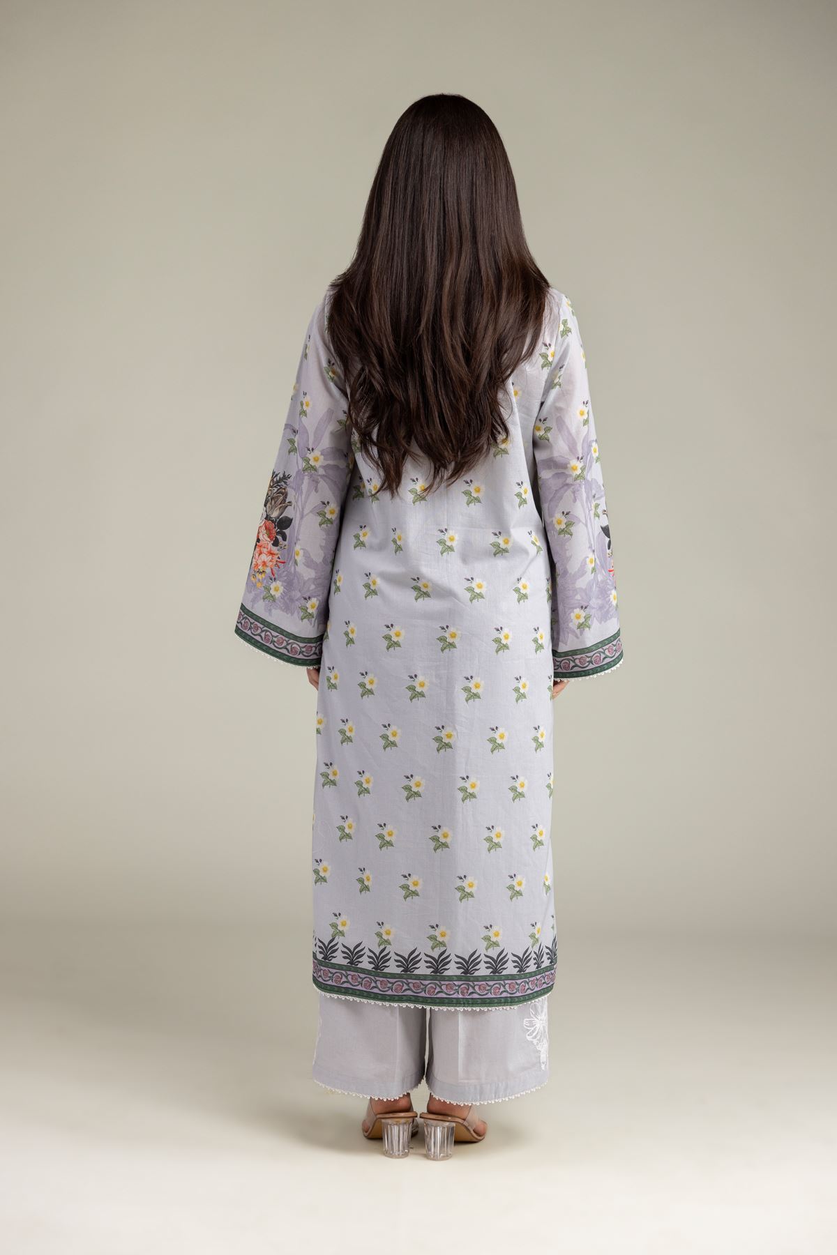 Embroidered Cambric Cambric Tailored 2-Piece - 1-26-250-B-H1-VG