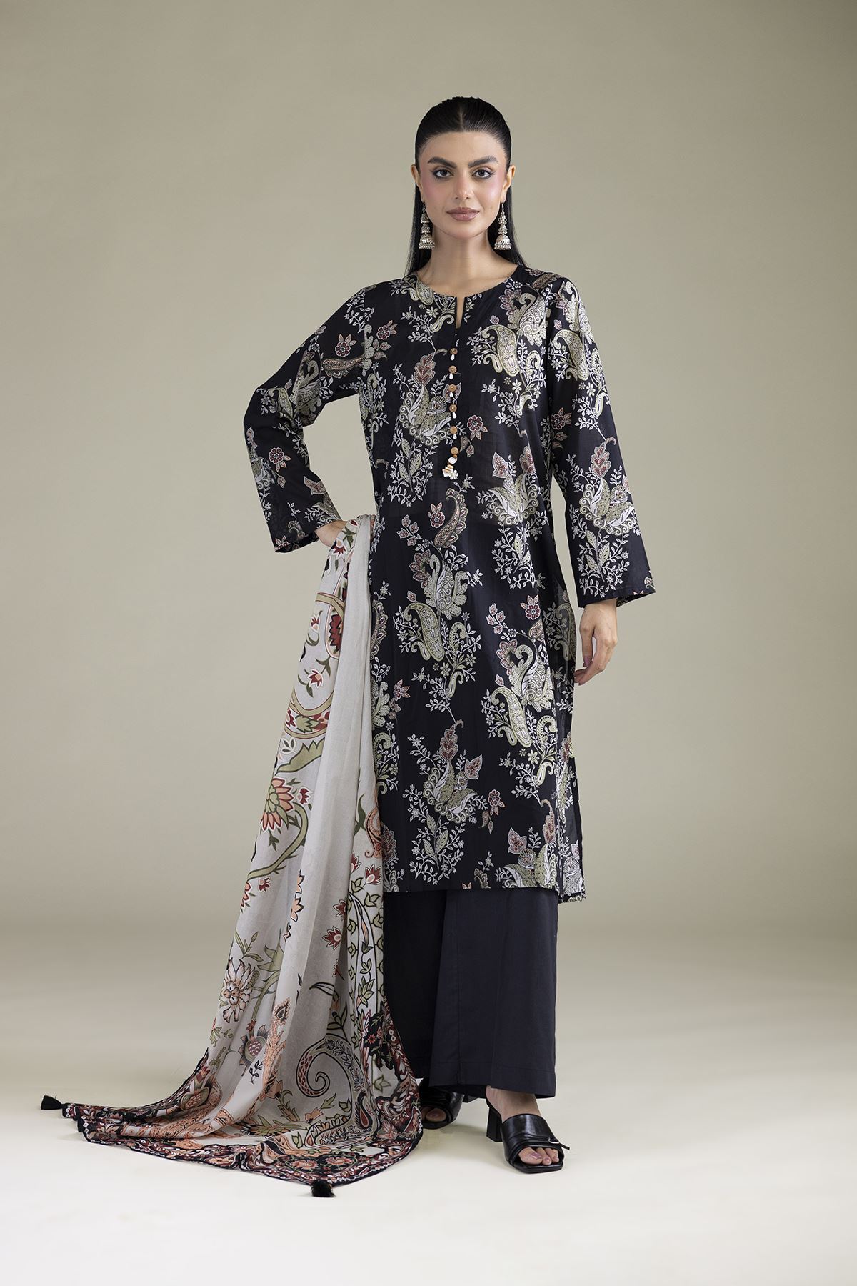 Printed Lawn Lawn Tailored 3-Piece - T-A11-26-210FF1-VG