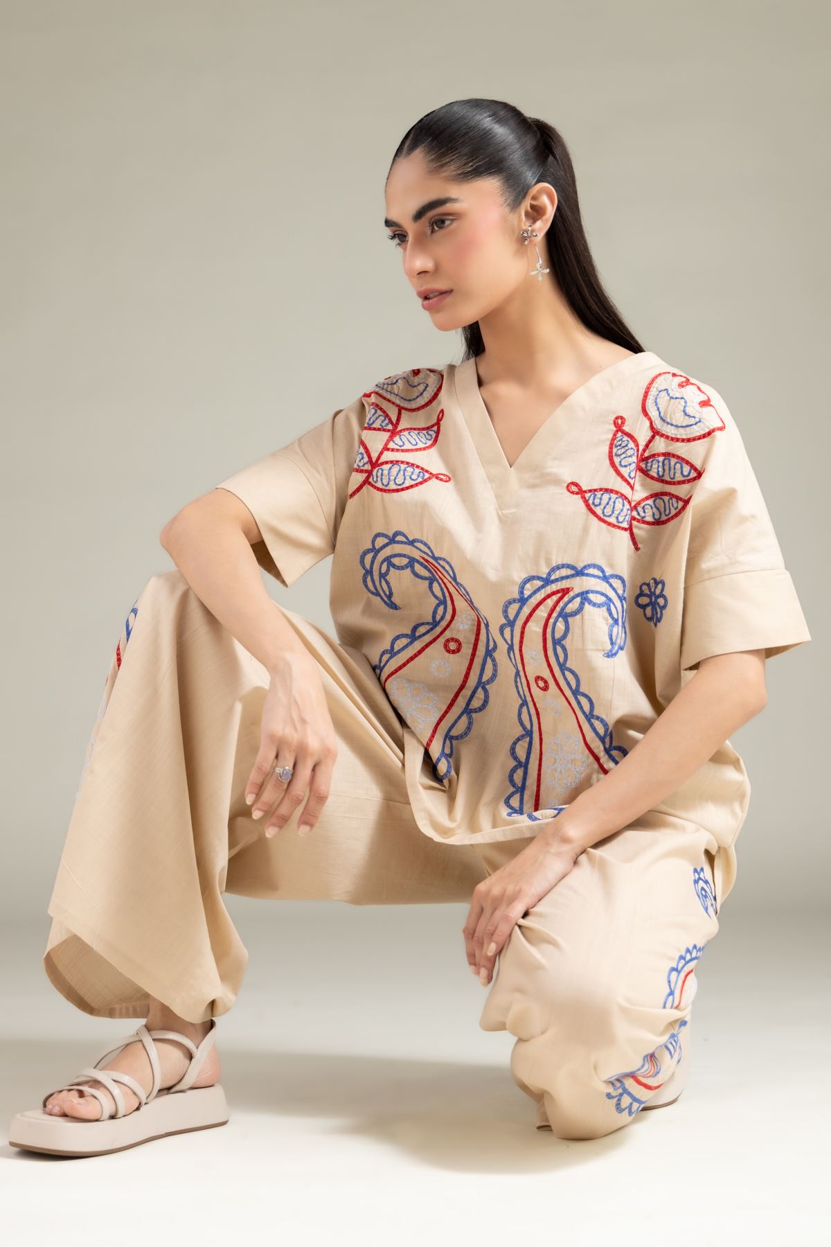 Textured Cotton Shirt - 6-26-102-A-F-VG
