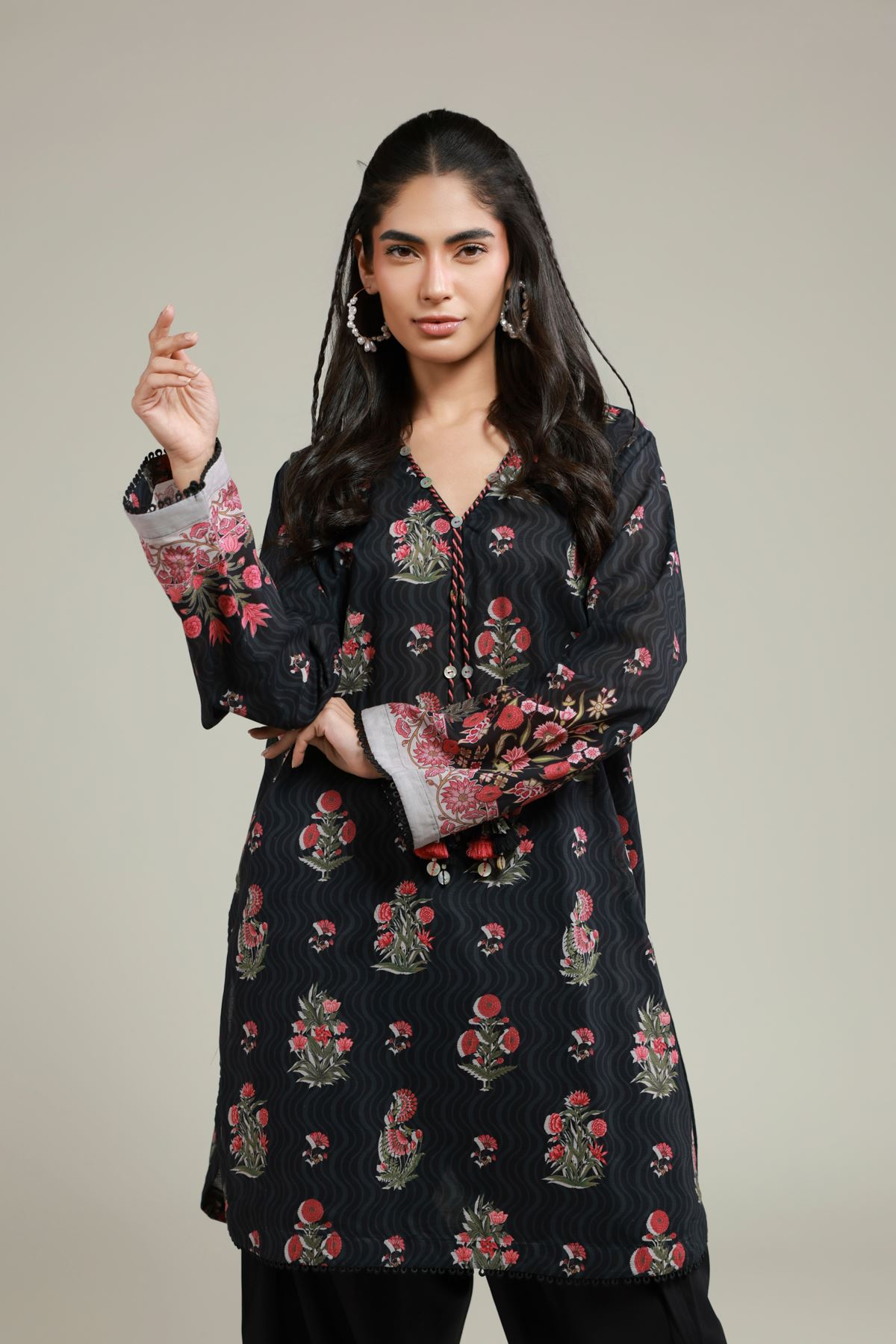 Printed Cambric Fabrics 2 Piece | Top and Bottom - A112-26-117EA2-VG