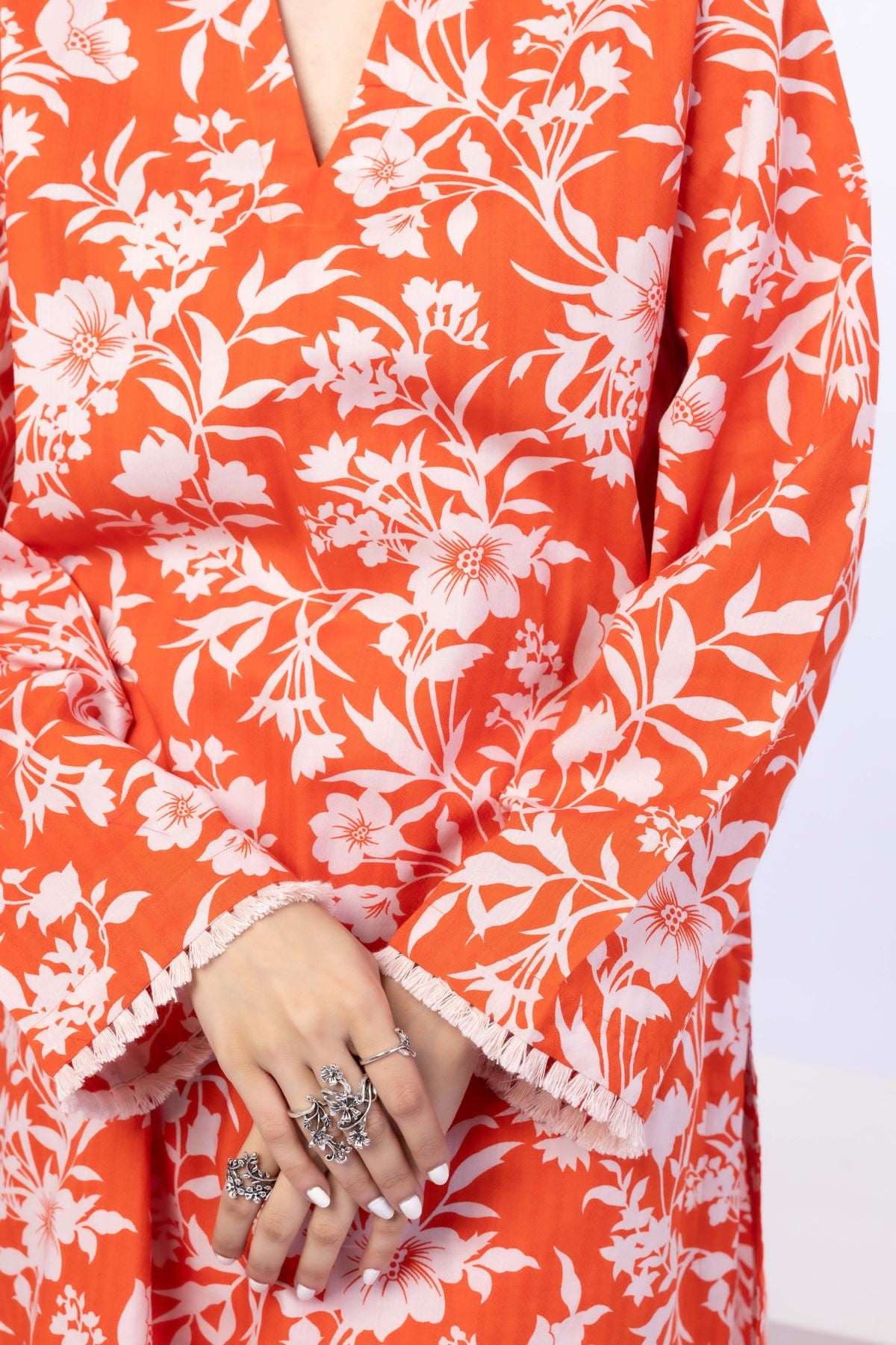 Printed Cotton Dobby Kurta - 25-W02iB-02TA-VG