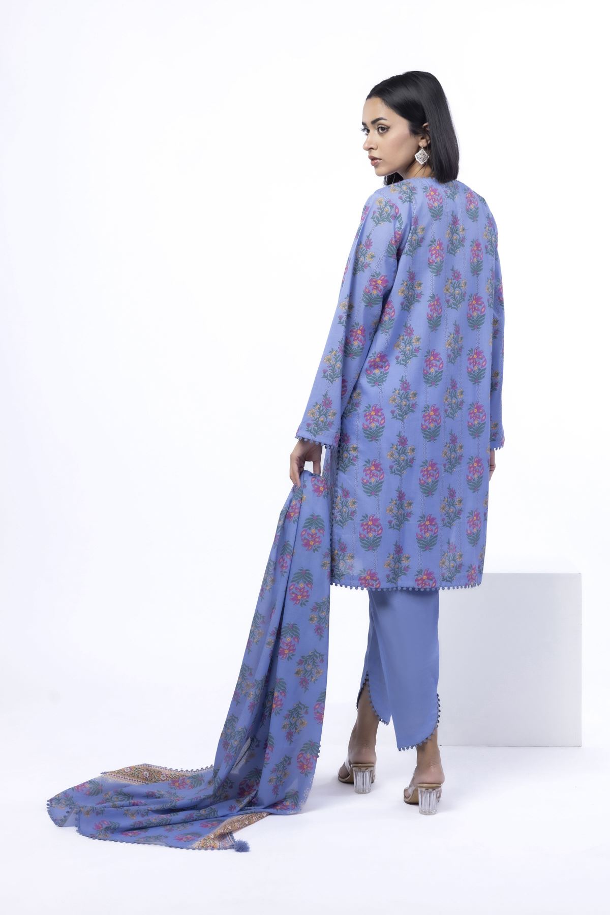 Printed Cotton Fabrics 3 Piece - KW38A-VG