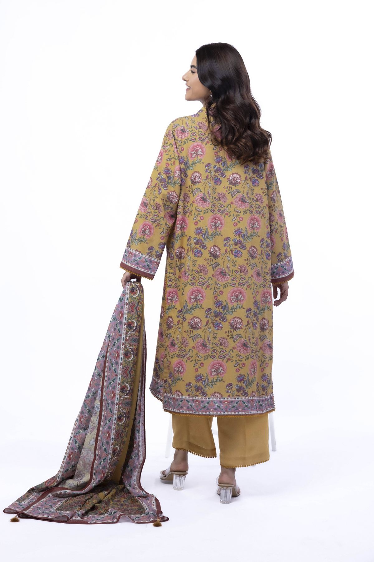 Printed Karandi Tailored 3 Piece - KRN09AST-VG
