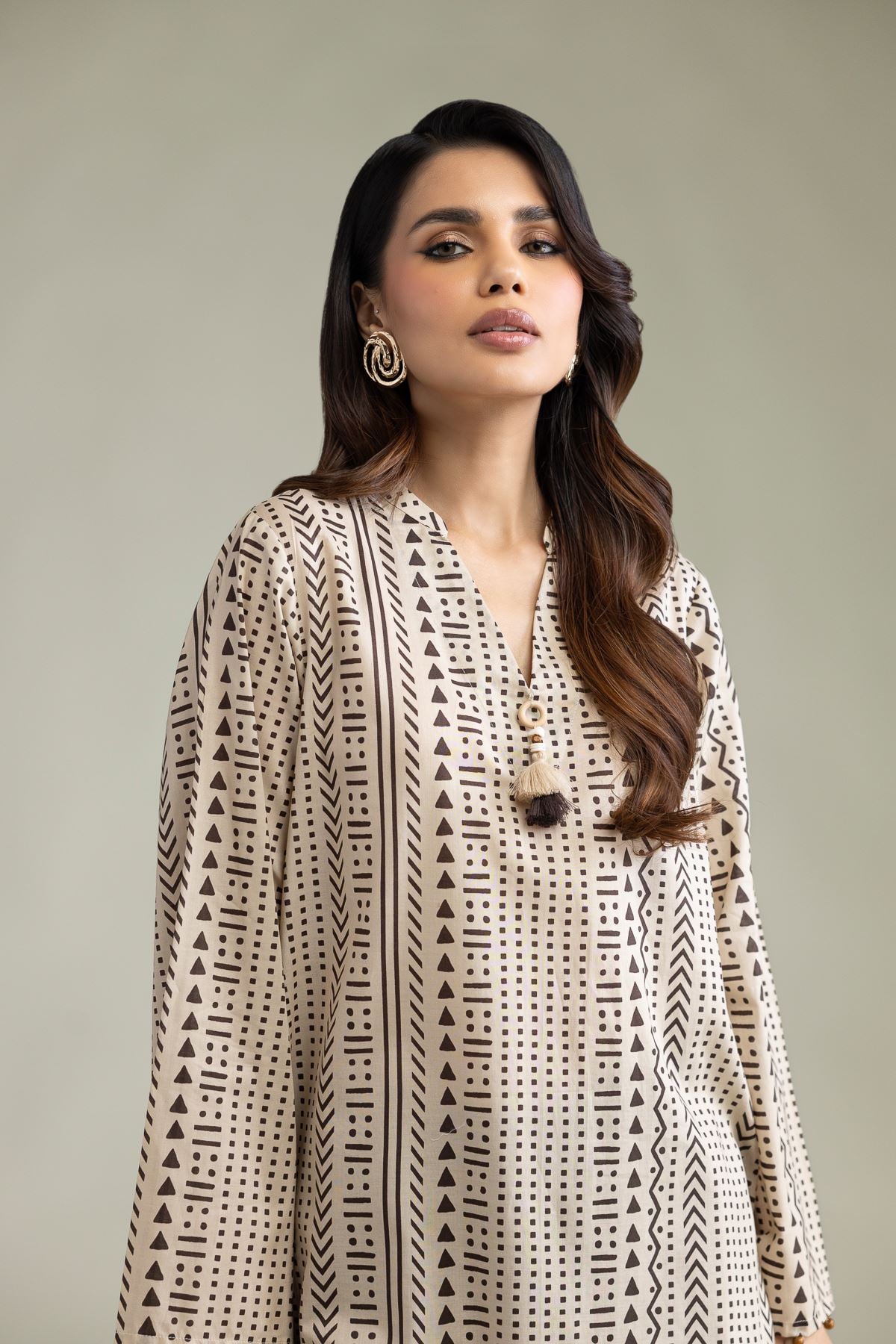 Printed Cambric Cambric Tailored 1-Piece - 1-26-102-A-F-VG