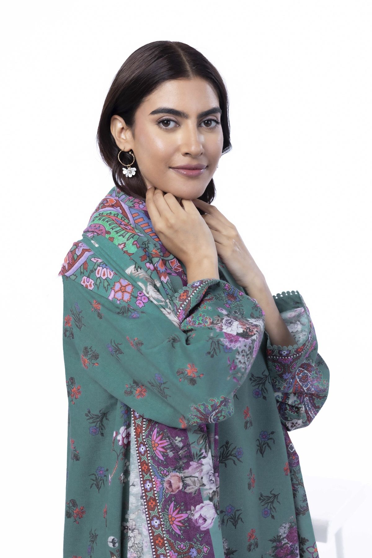 Printed Karandi Tailored 3 Piece - KN31AST-VG