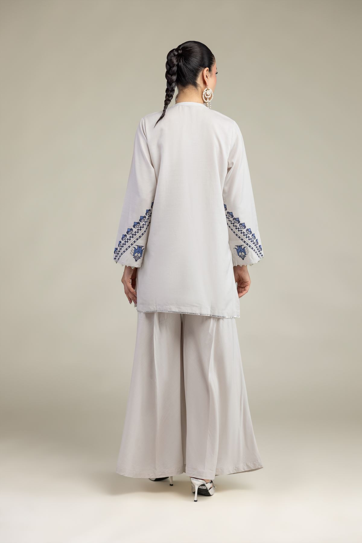 Embroidered Raw Silk Raw Silk Kurta - T-A11-26-118FI2-VG