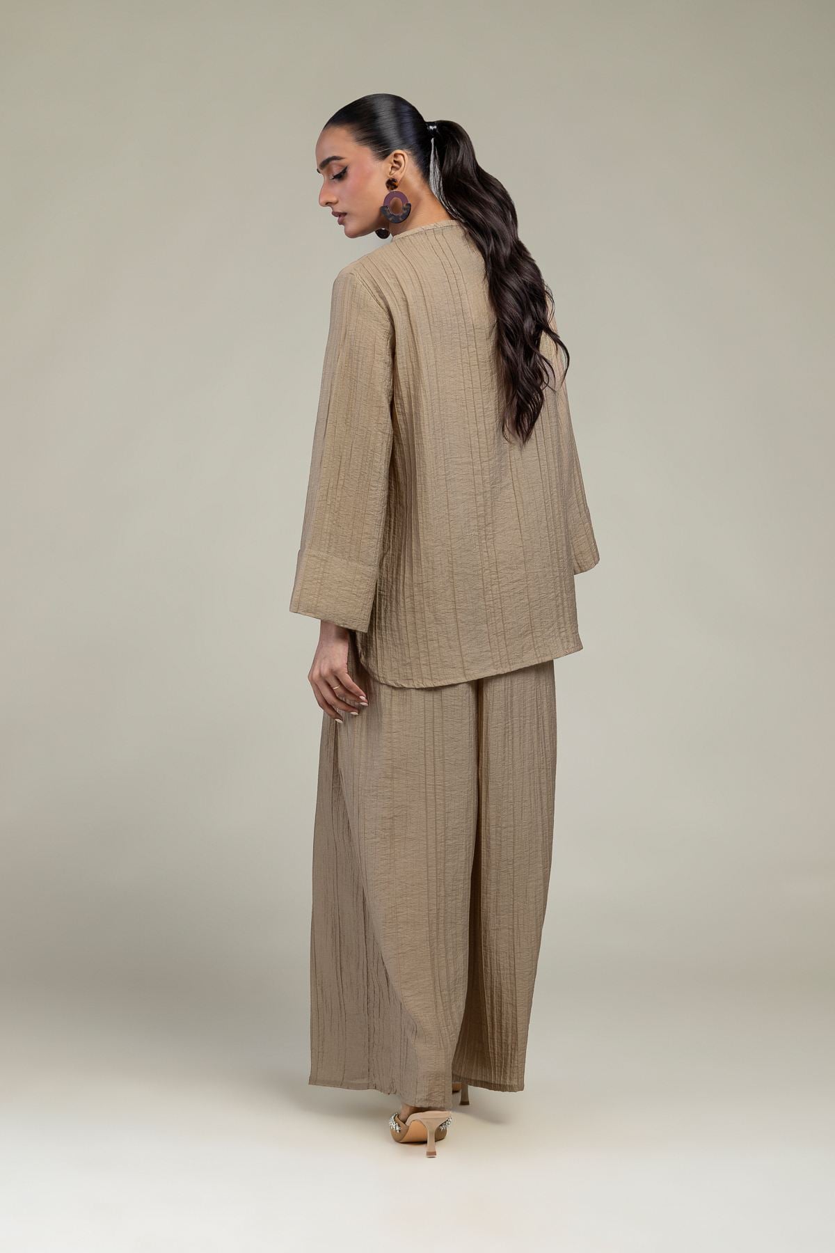 Dyed Blended Crinkle Tunic - 2-26-202-A-D-VG