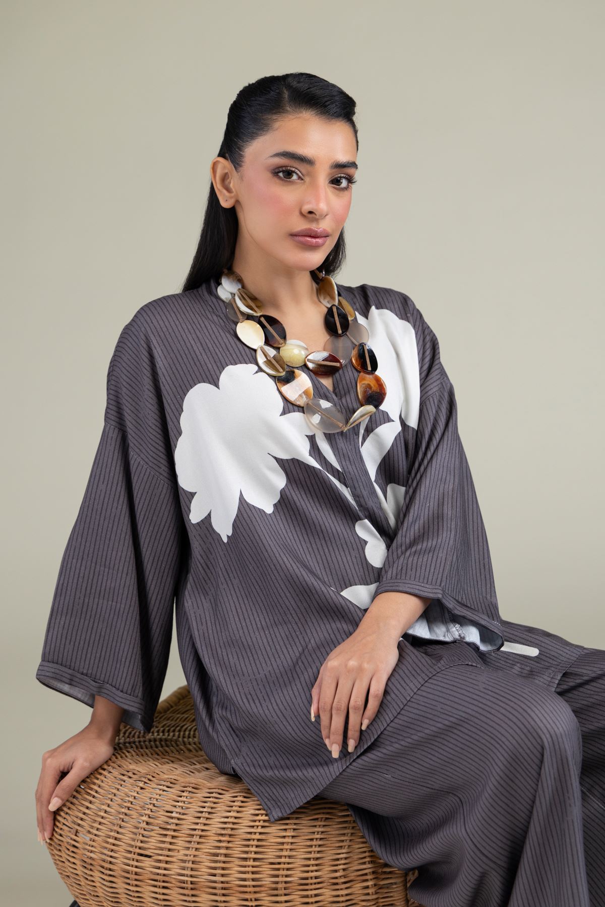 Printed Viscose Crepe Viscose Crepe Shirt - 6-26-206-A-J1-VG