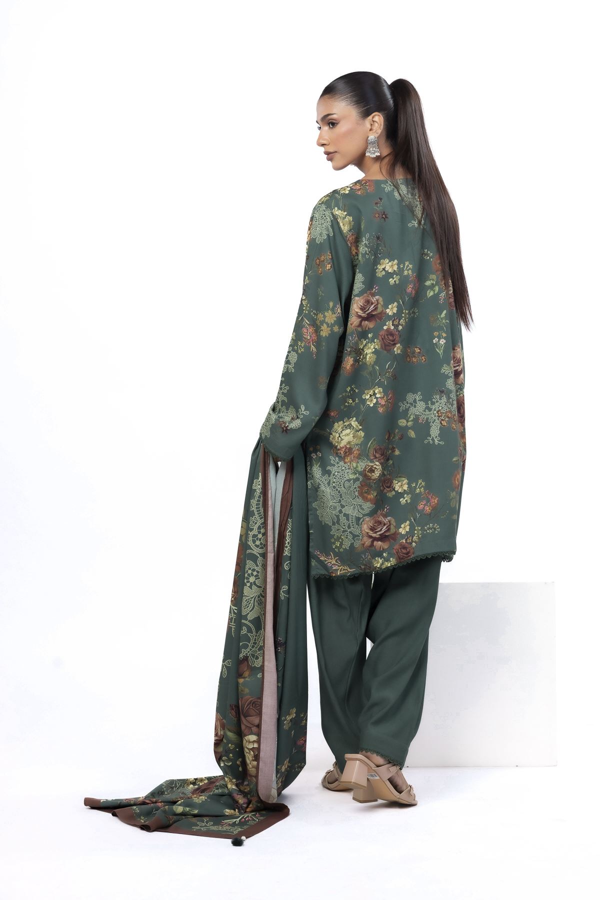 Printed Marina Tailored 3 Piece - LKN99AST-VG
