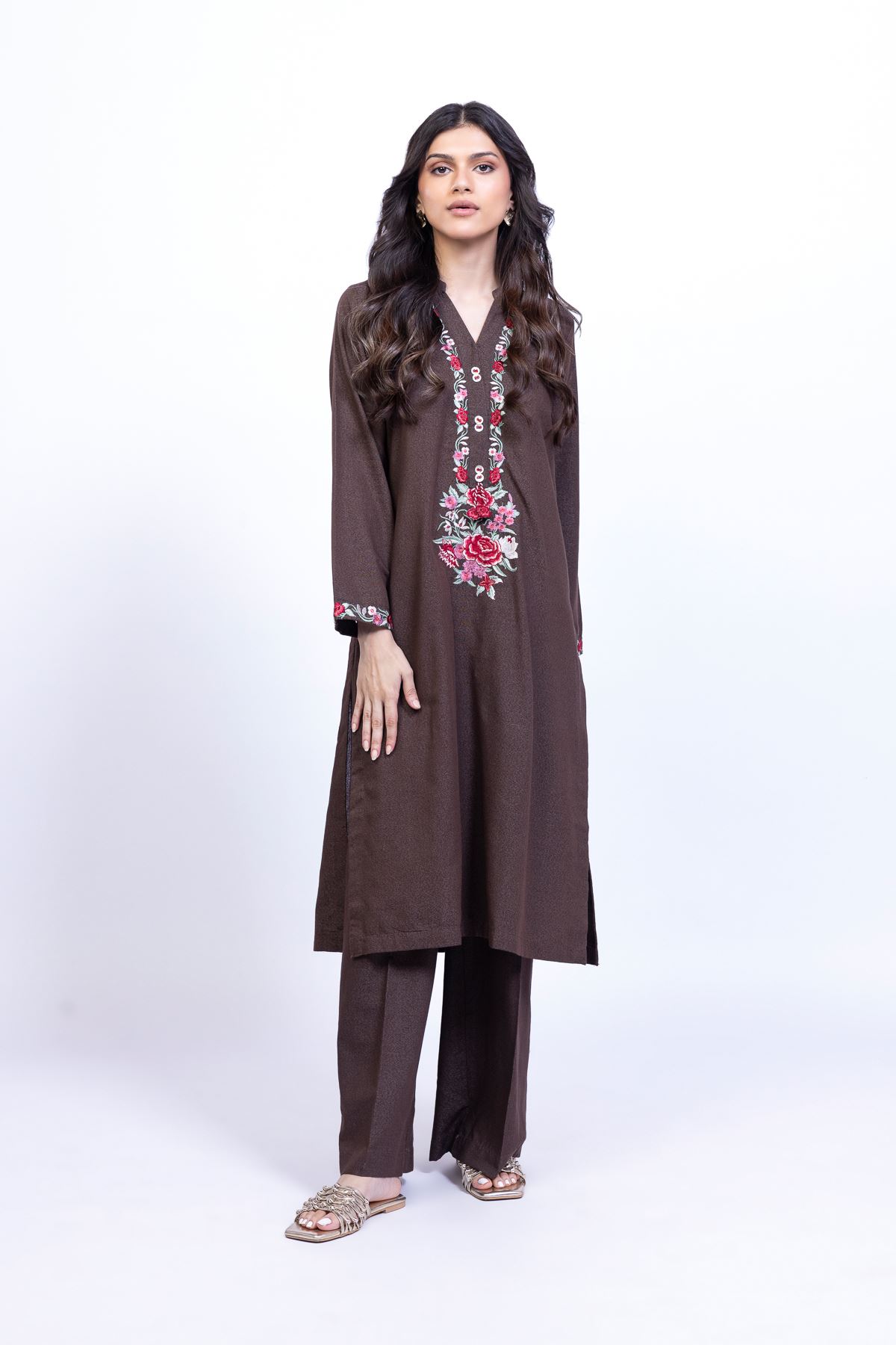 Dyed Karandi Pants - 25-08-11E15-09TB-VG