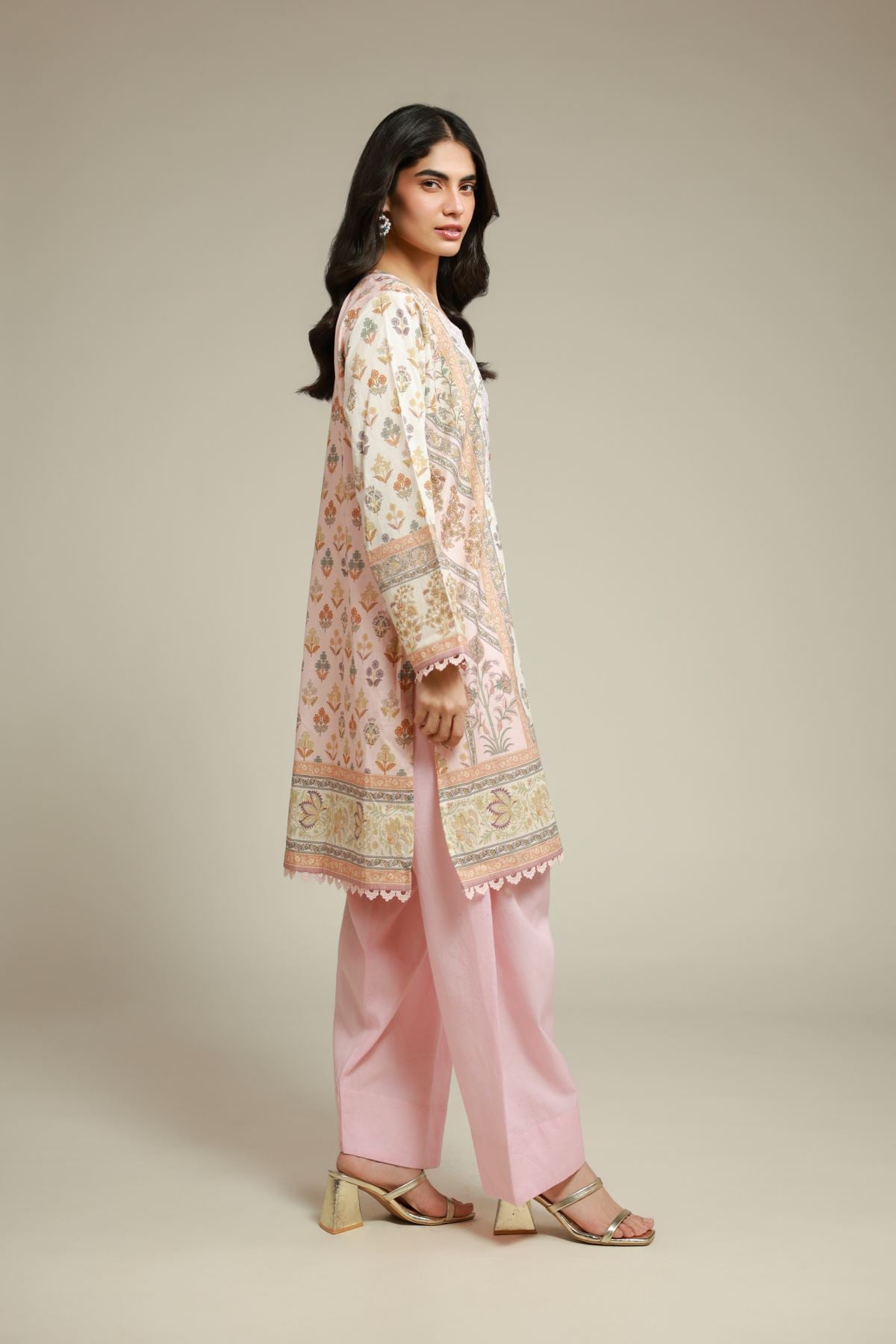 Embroidered Textured Lawn Tailored 2 Piece | Top and Bottom - T-A22-26-112FH1-VG