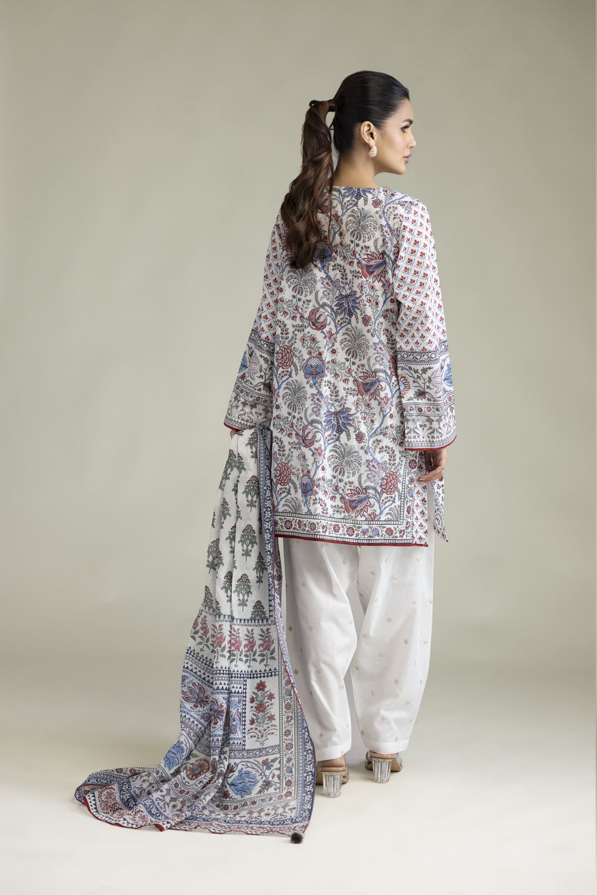 Embroidered Lawn Lawn Tailored 3-Piece - 2-26-301-B-F1-VG